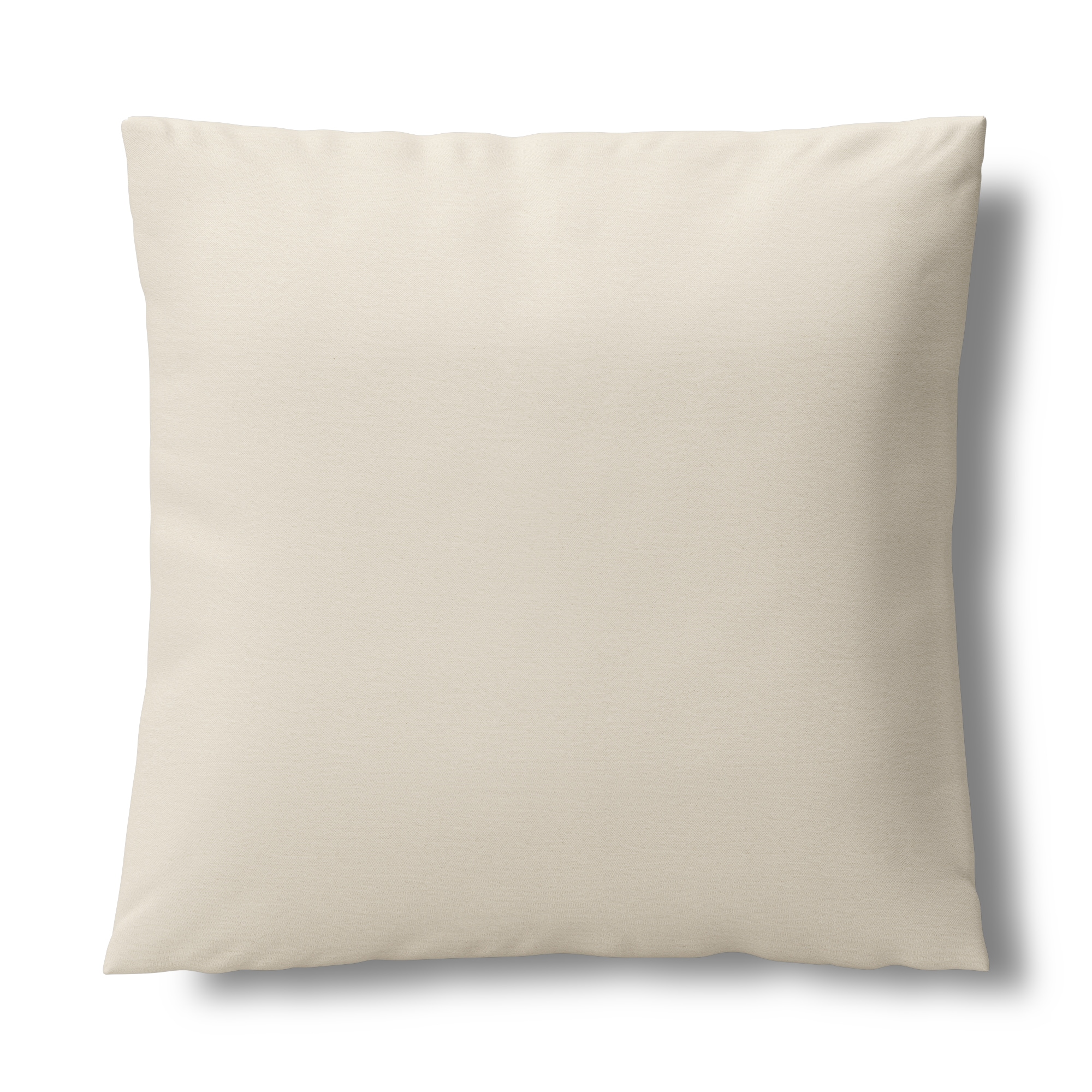 【カバー】洗いざらしの綿帆布ユニットソファ・羽根クッション用カバー／生成