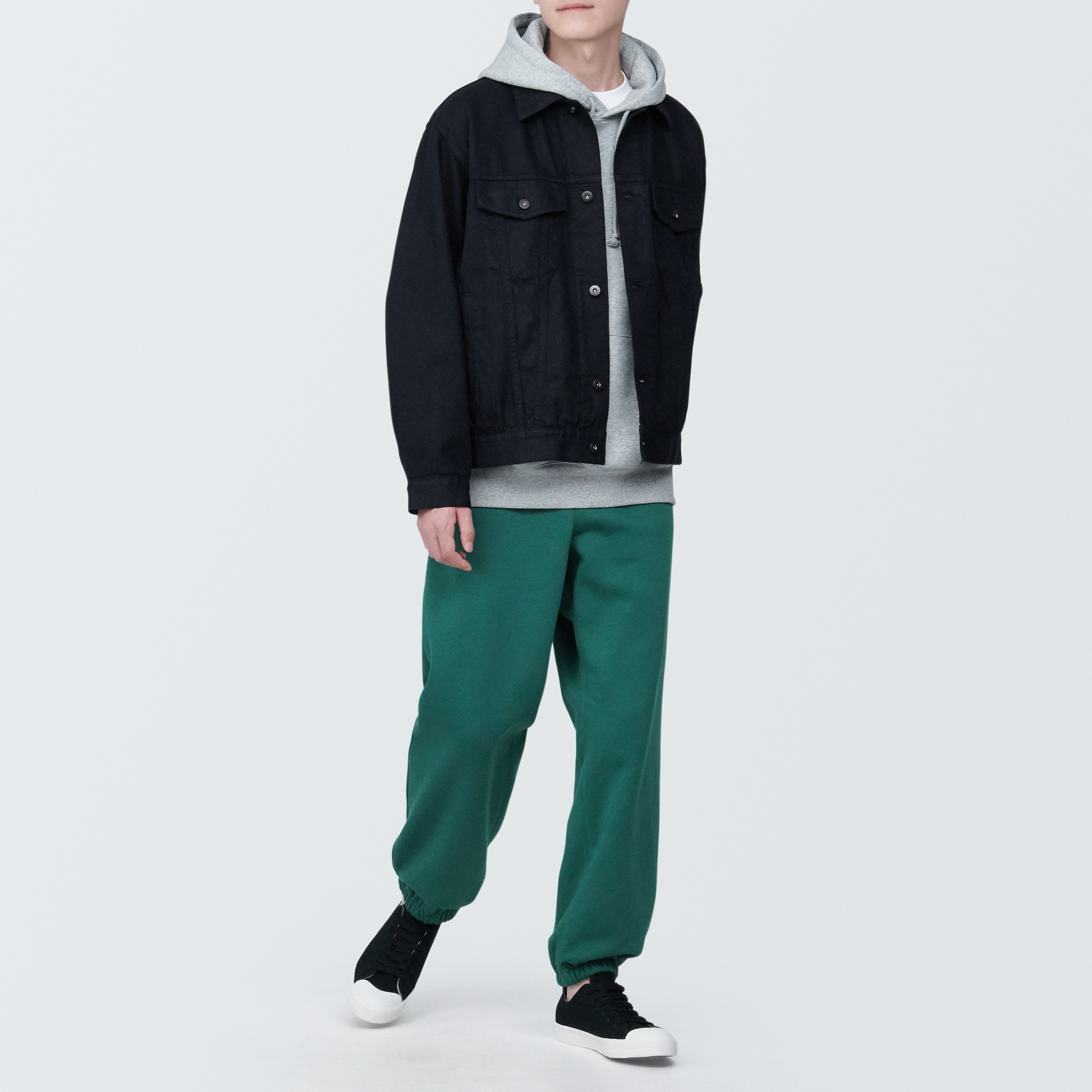 紳士　スウェットワイドパンツ