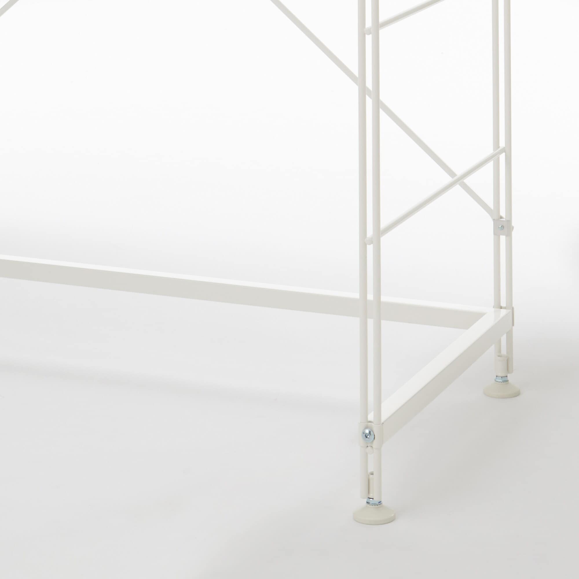 【数量限定】スチールユニットシェルフ　ランドリーセット　ライトグレー