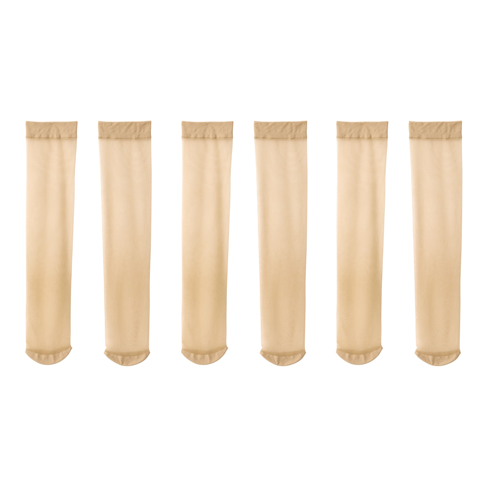 婦人　ソフトタイプ・１７デニール　ひざ下丈ストッキング（３足組）