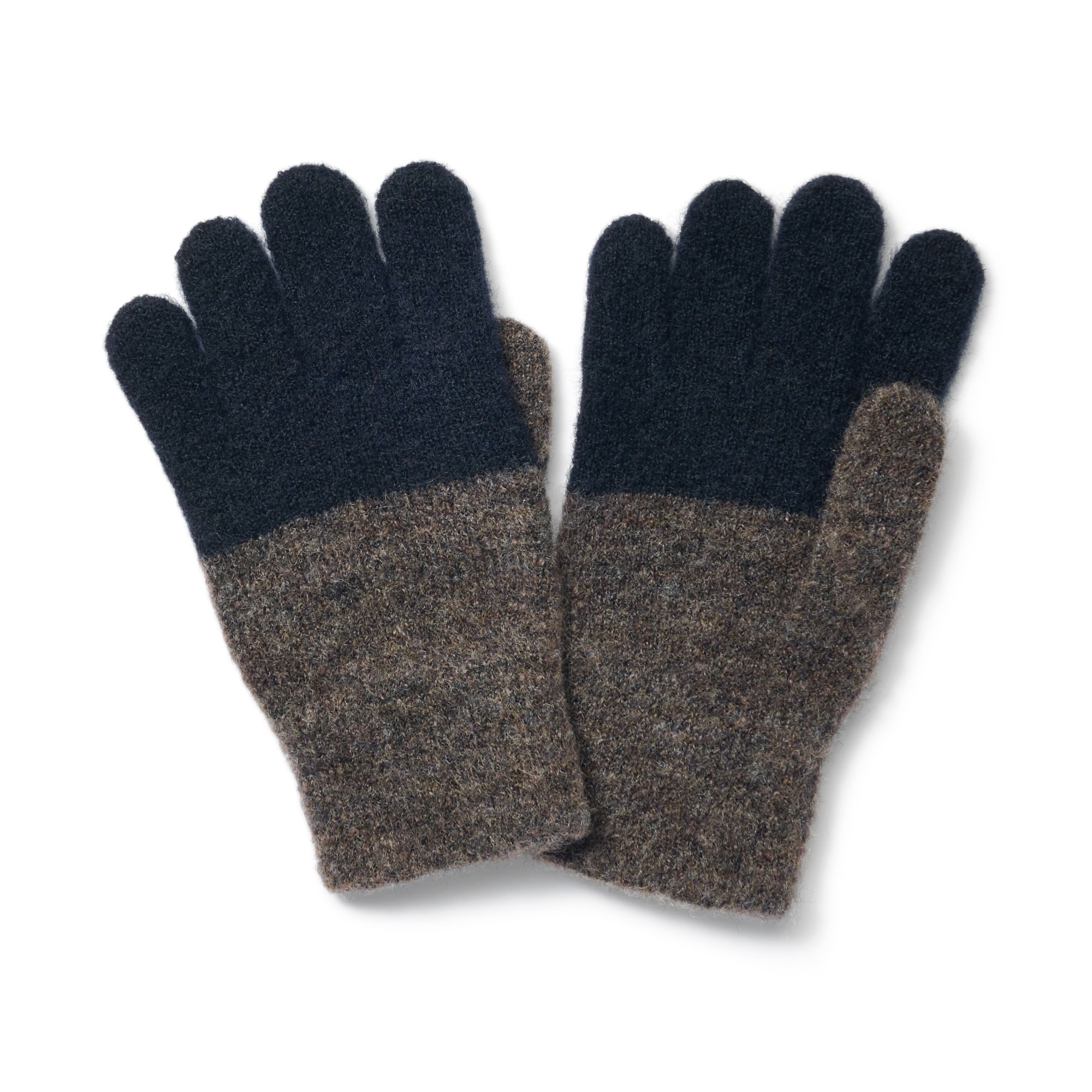 再生ポリエステル混　のびのび　手袋（キッズ）