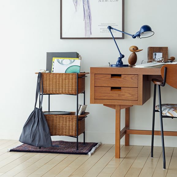 ＷＡＬＬＡＢＹ　ＢＡＳＫＥＴ　ＳＴＡＮＤ　幅４４．５×奥行３１．５×高さ６６ｃｍ