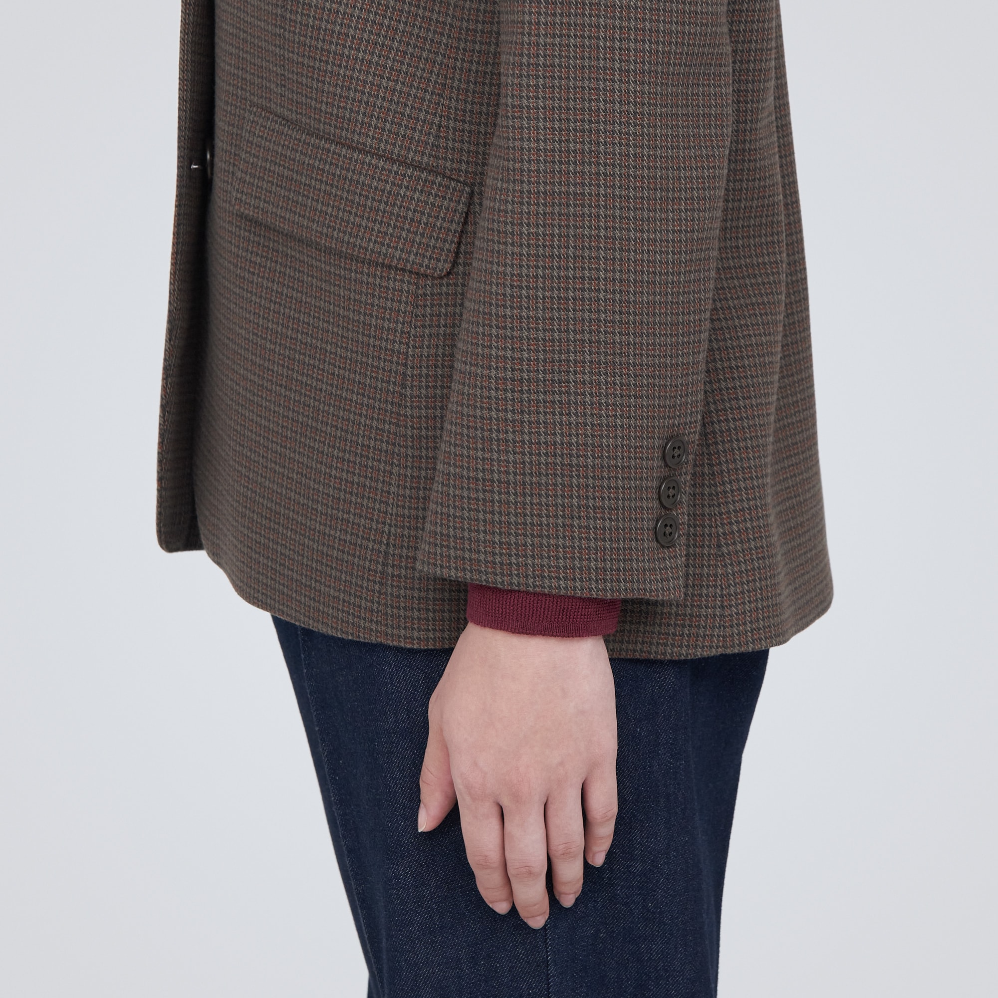 起毛テーラードジャケット