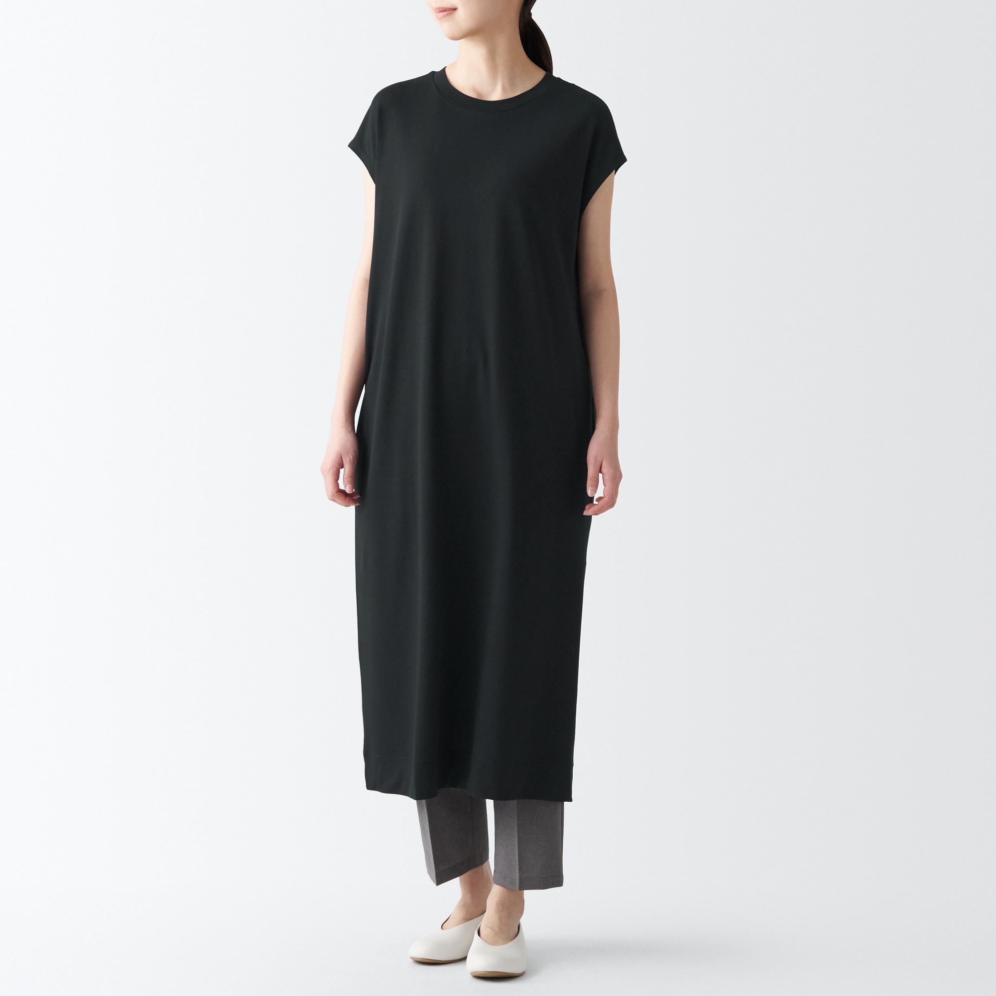 和紙混天竺編みワンピース（婦人）