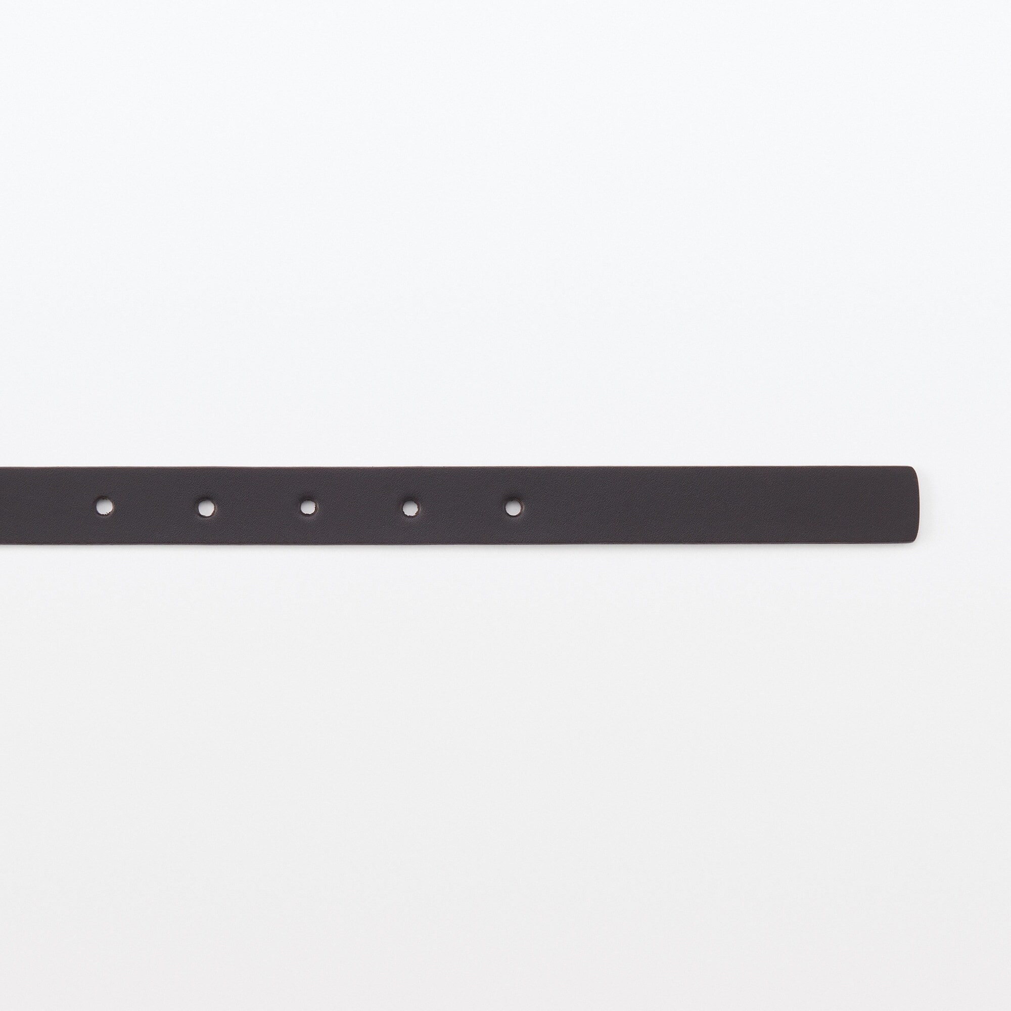 ヌメ革　長さを調節できる　細幅ベルト