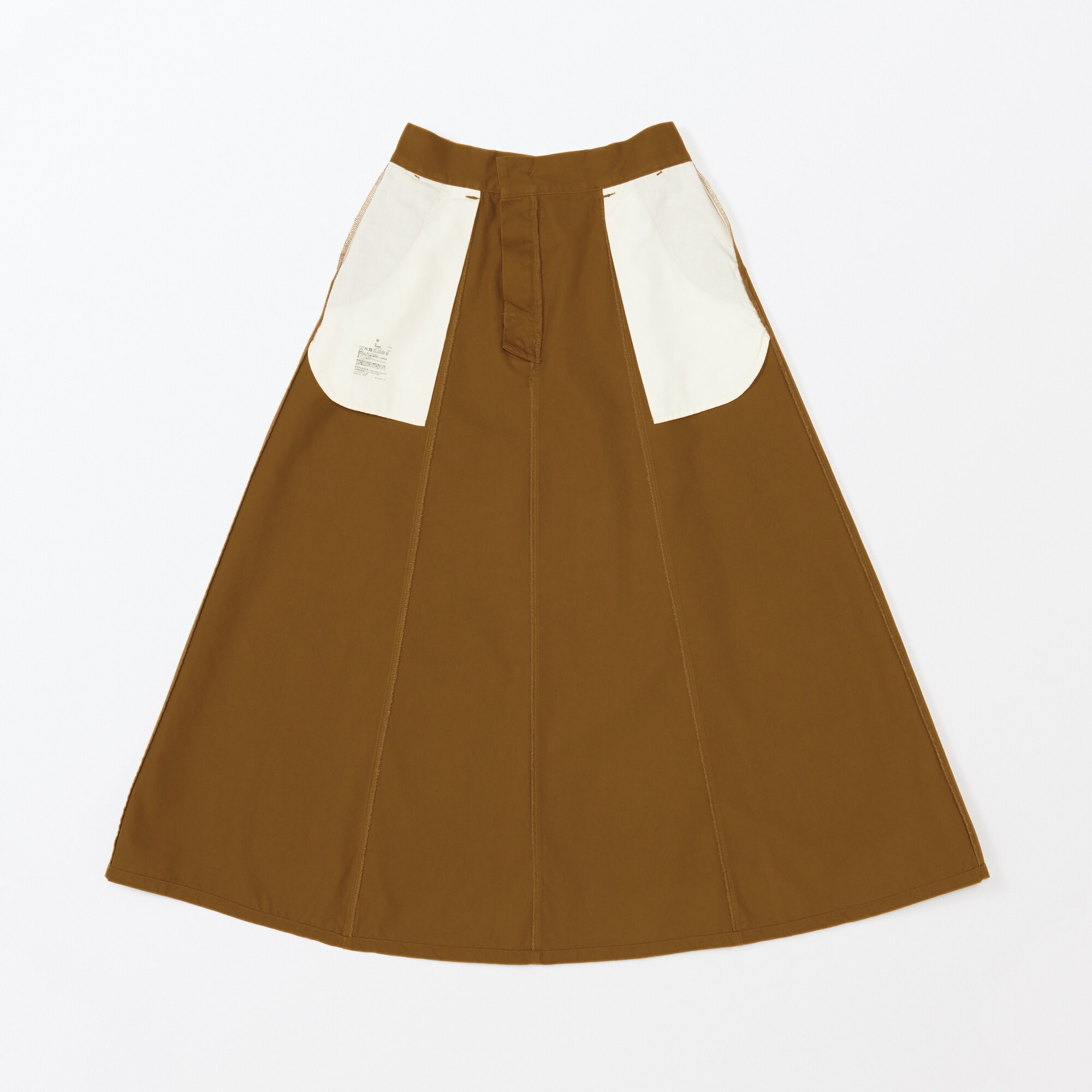 婦人　木の実から作ったカポック混フレアスカート