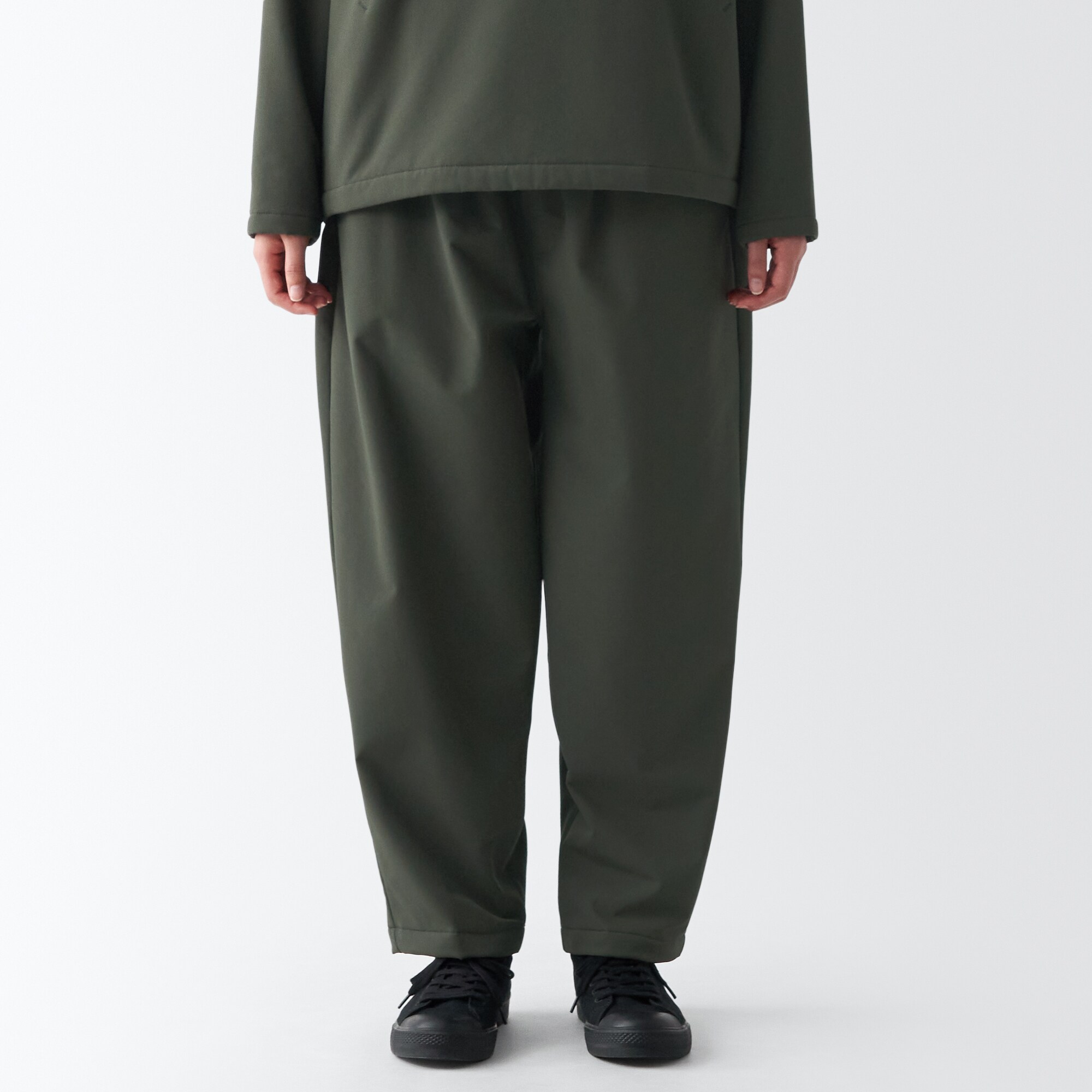 裏起毛ワイドパンツ