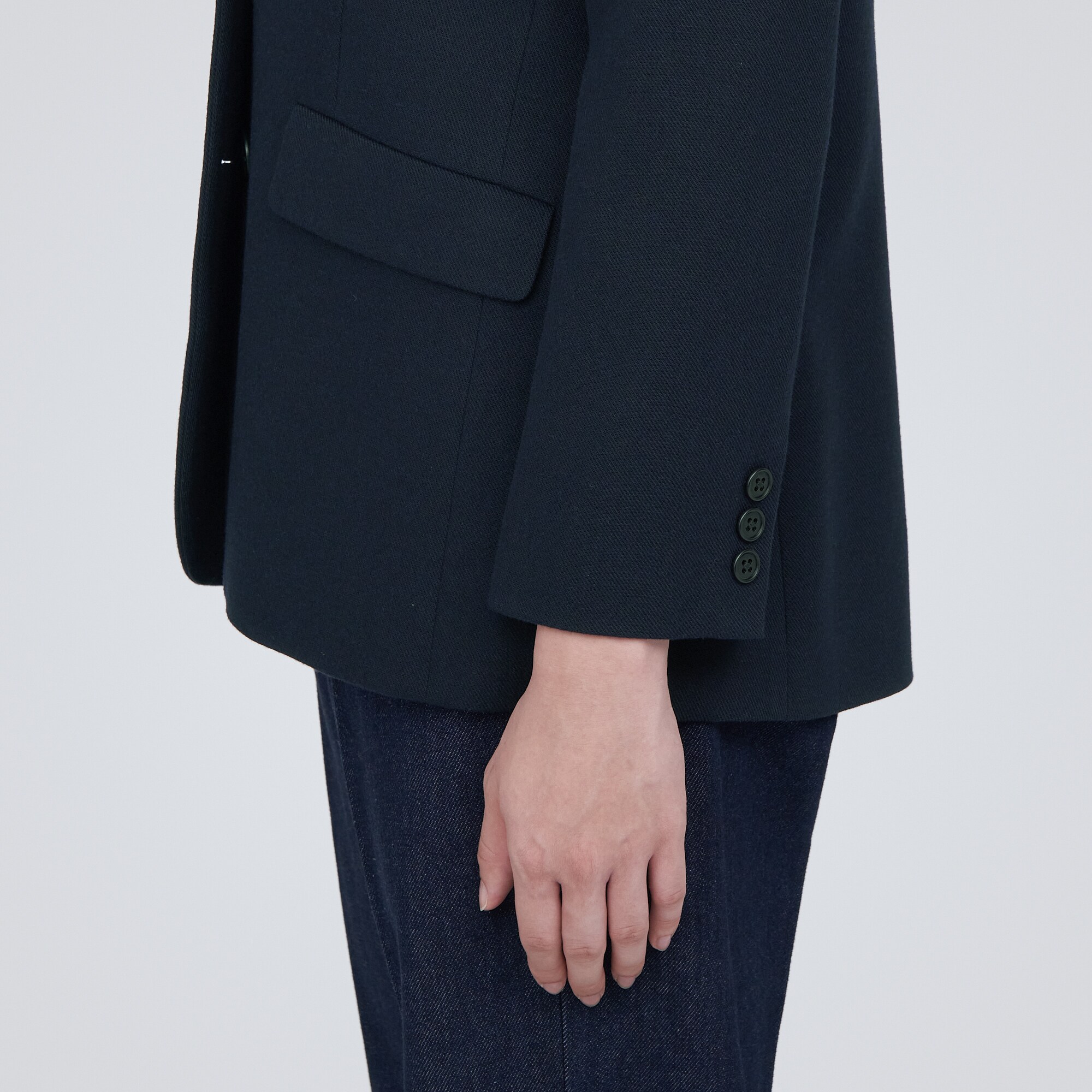 起毛テーラードジャケット