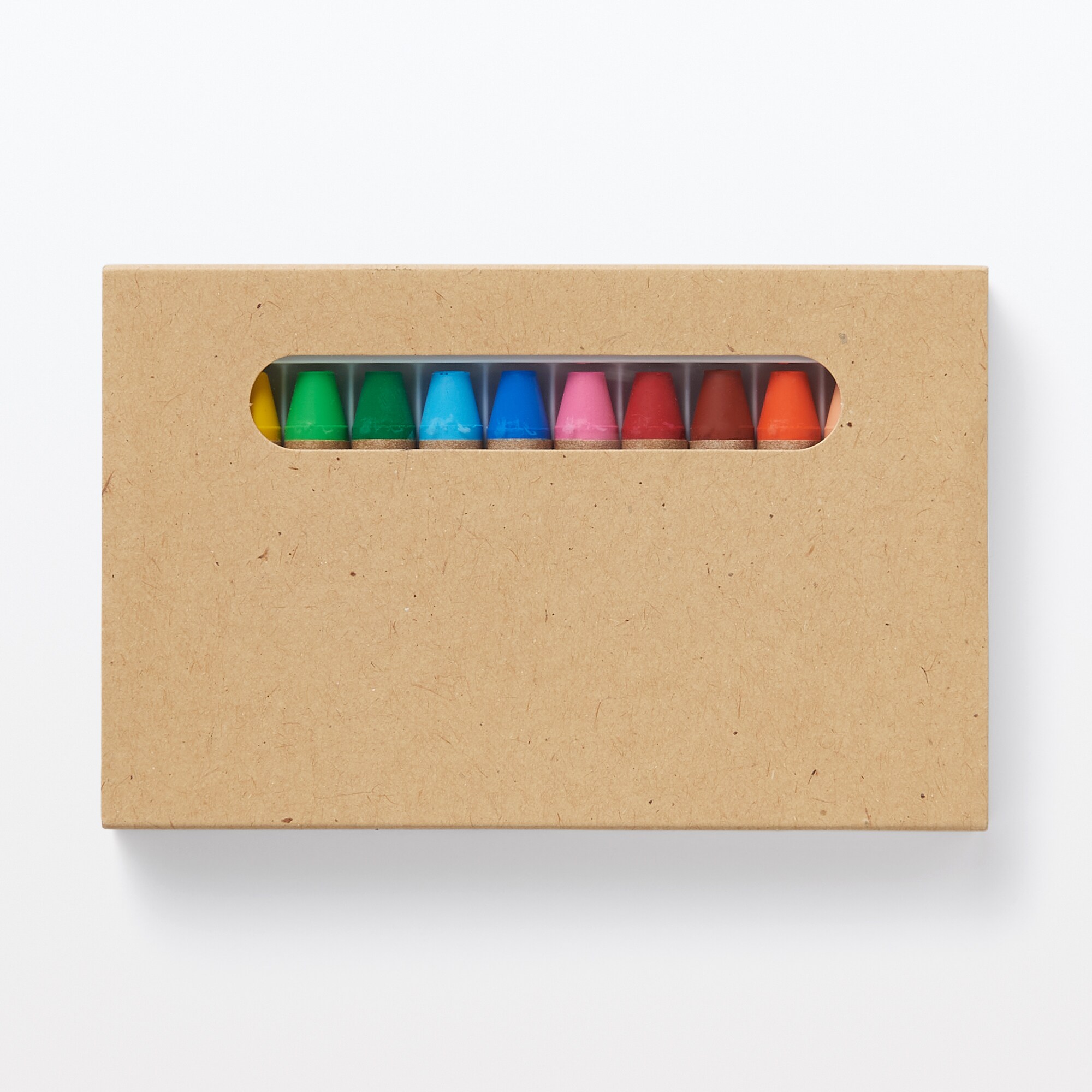 ぬれタオルで簡単におとせるクレヨン　１２色