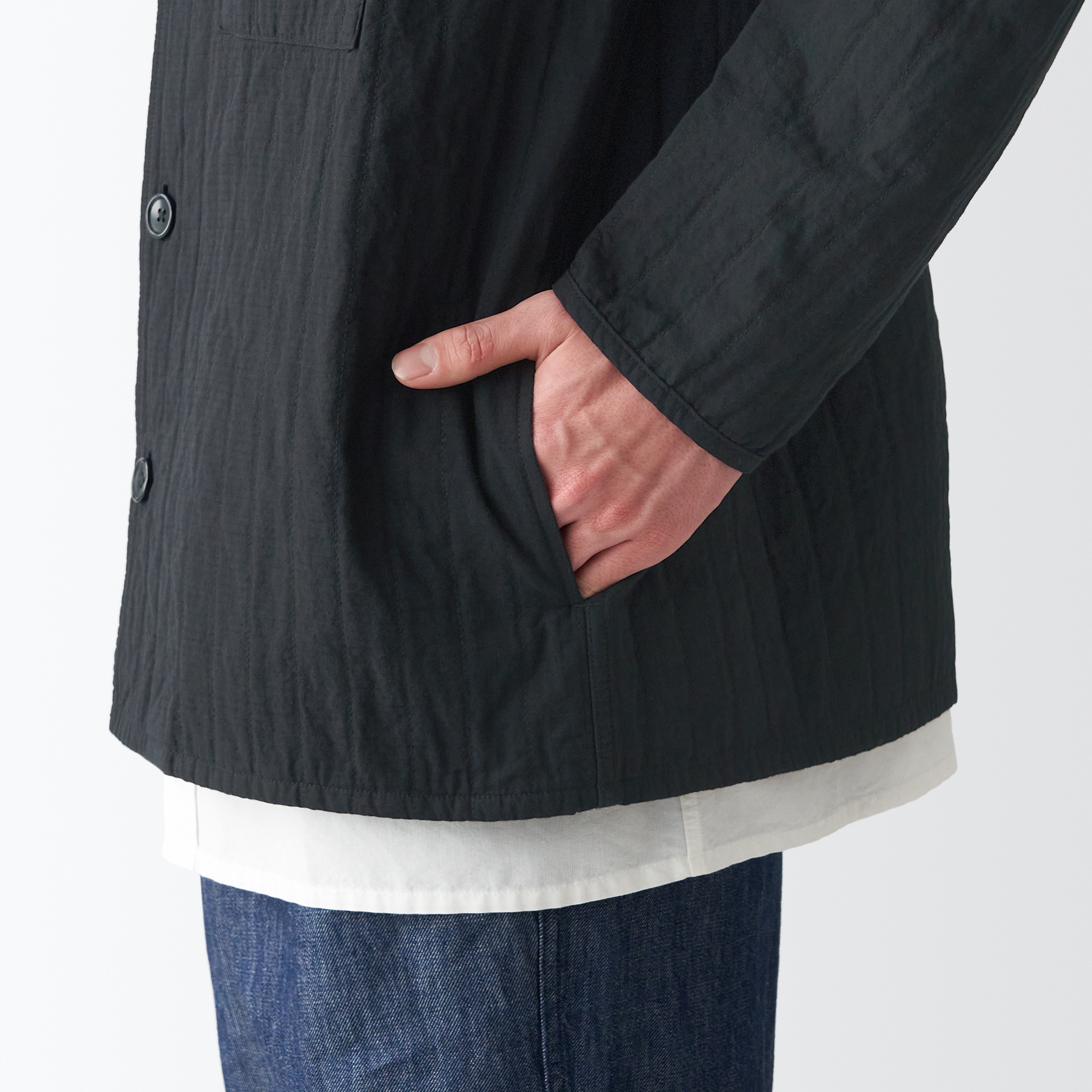 リバーシブルキルトジャケット（紳士）