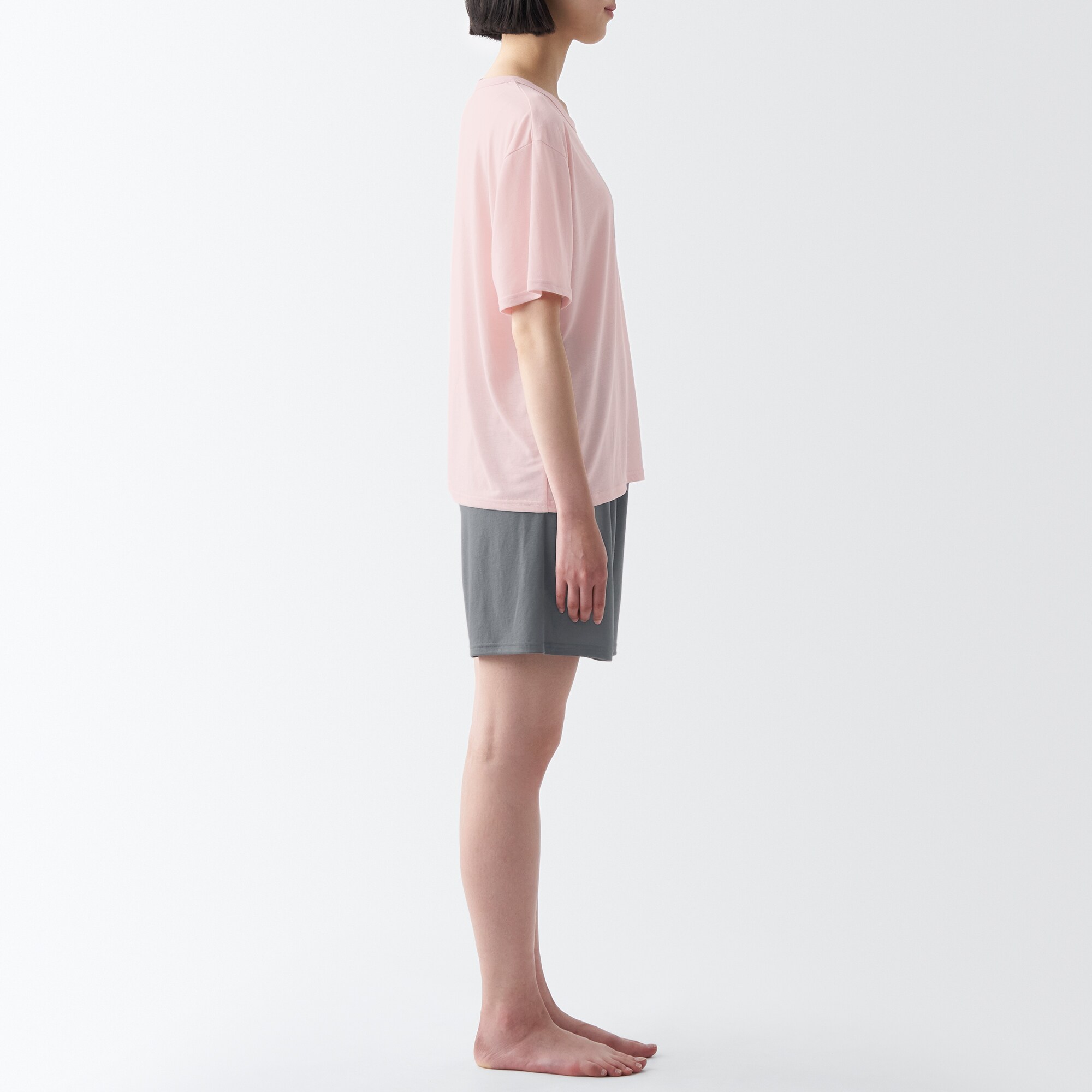 やわらか薄手　半袖ルームウエアセット