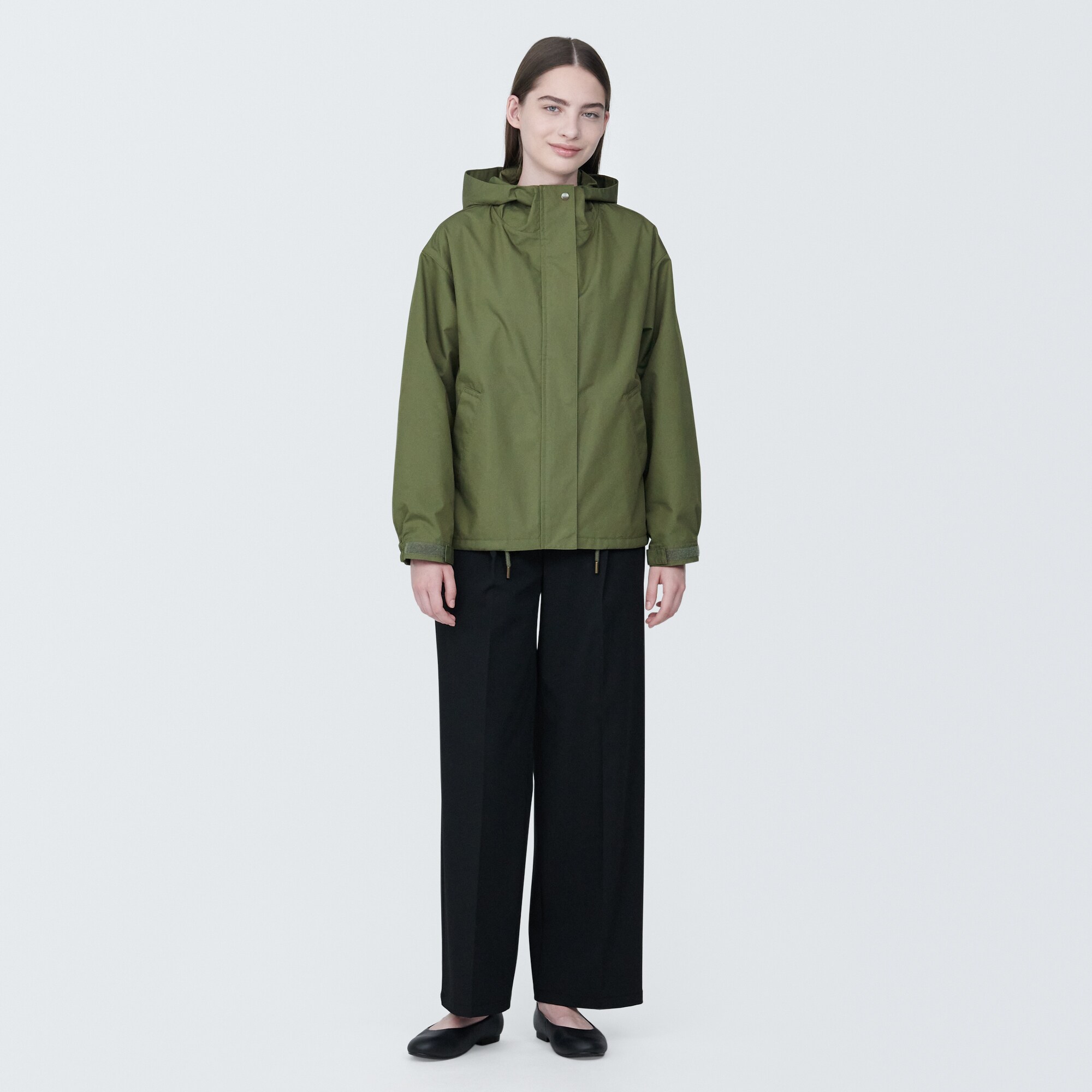 婦人　撥水フードジャケット