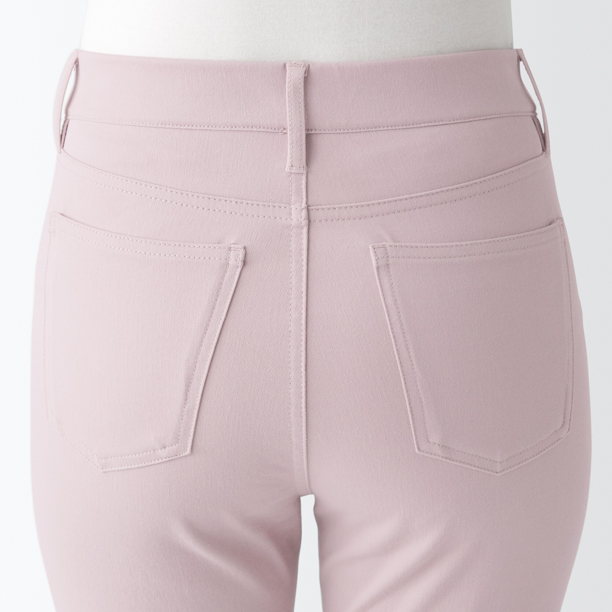 涼感ストレッチクロップドレギンスパンツ