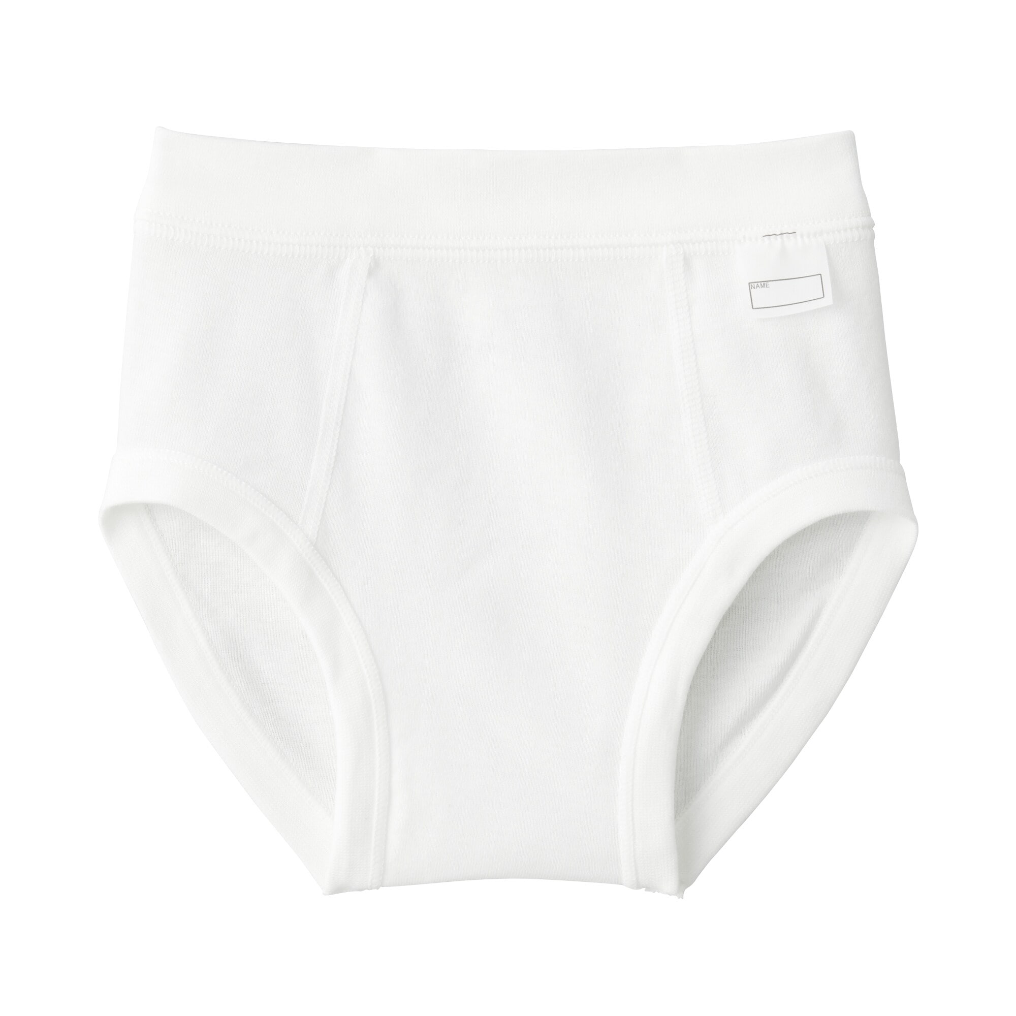 ベビー　フライス編み前閉じブリーフ