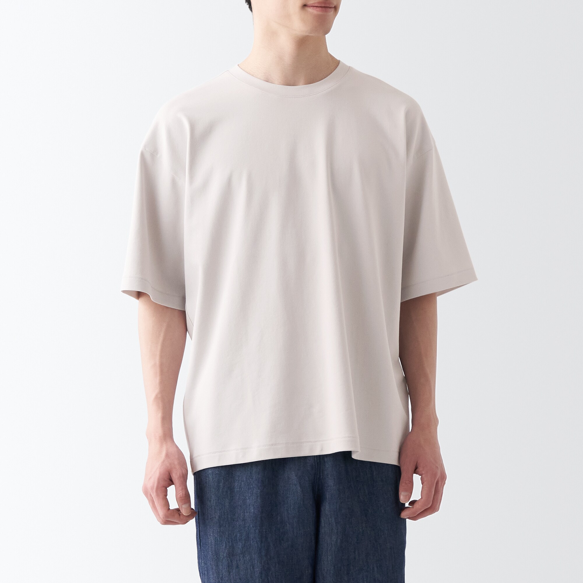 和紙混天竺編みＴシャツ（紳士）