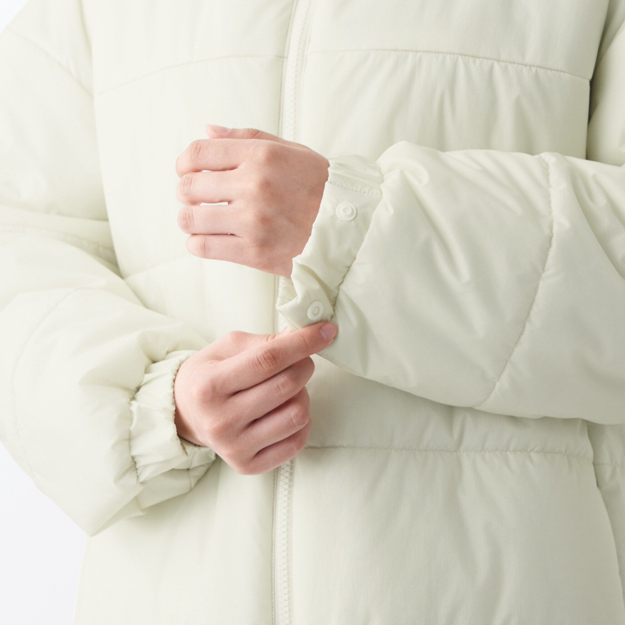 防風撥水中わたコート