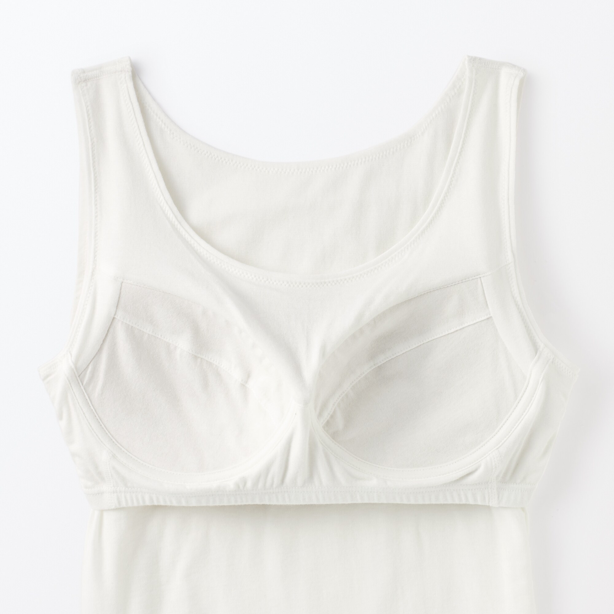 あったか綿　ブラタンクトップ