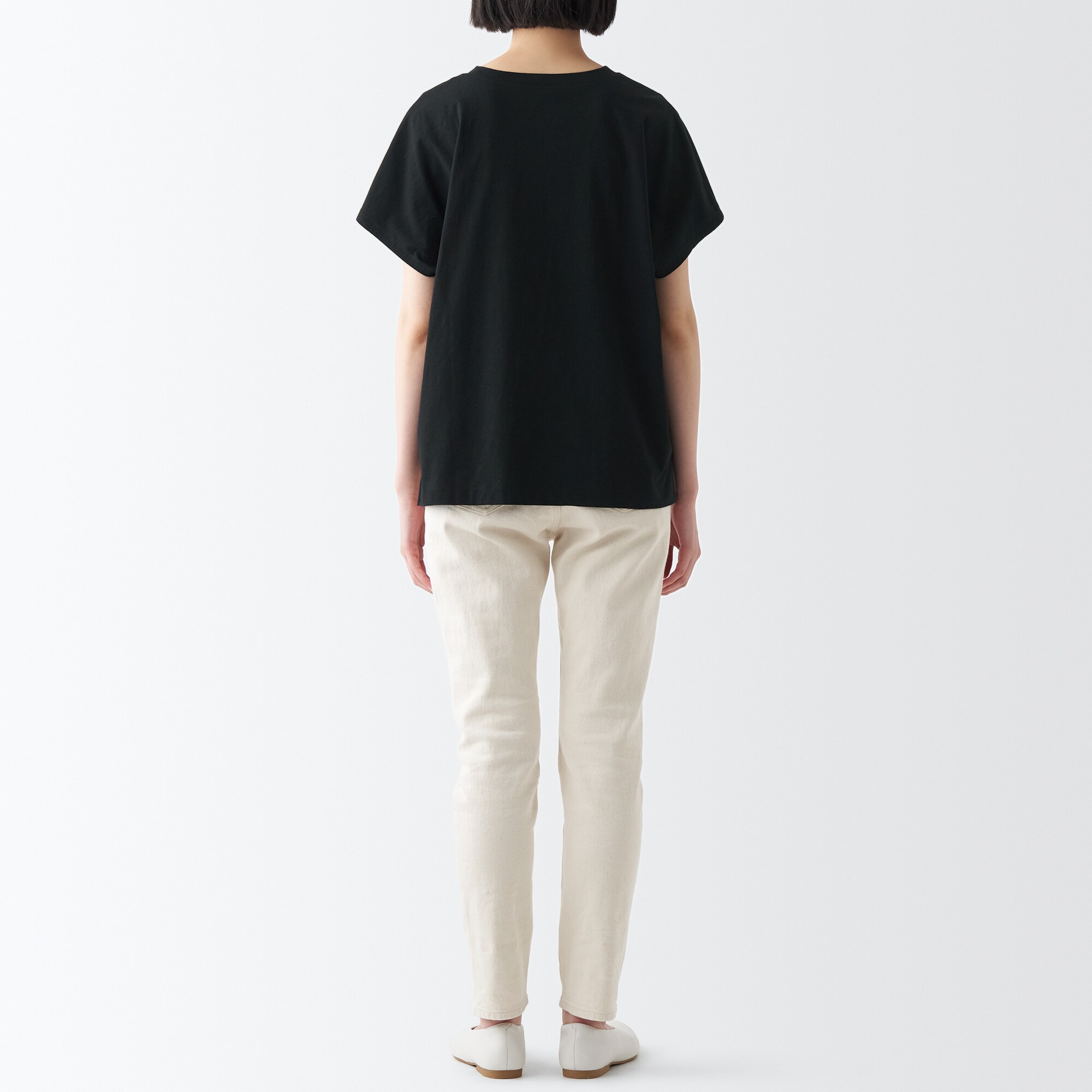 ムラ糸ワイドＴシャツ