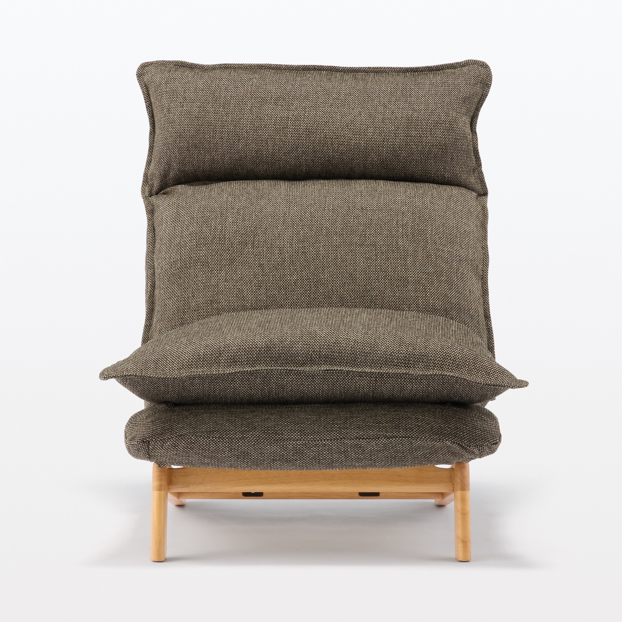 ハイバックリクライニングソファ　１シーター　ポリエステル平織