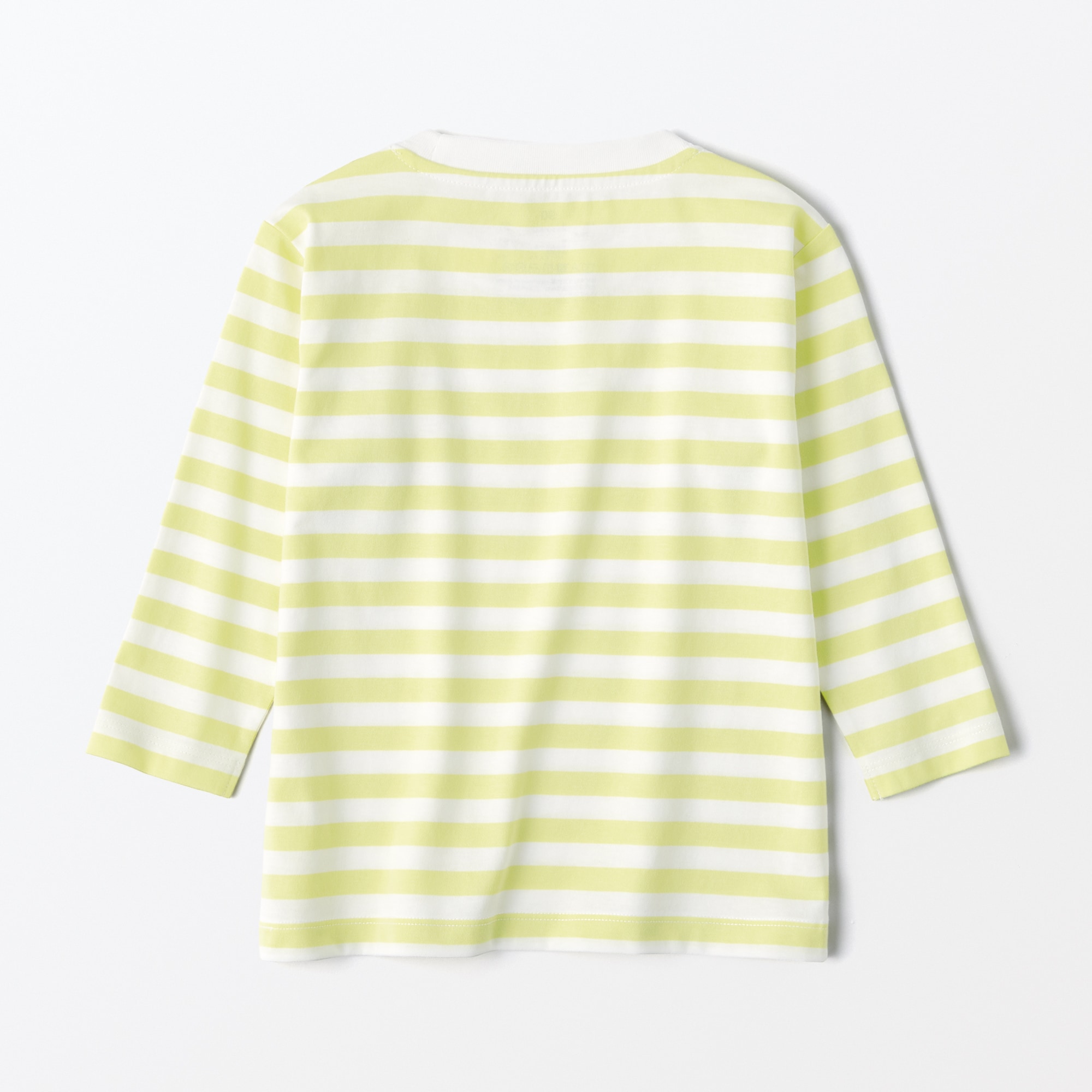 ベビー　あたまするっと　クルーネック長袖Ｔシャツ　ボーダー