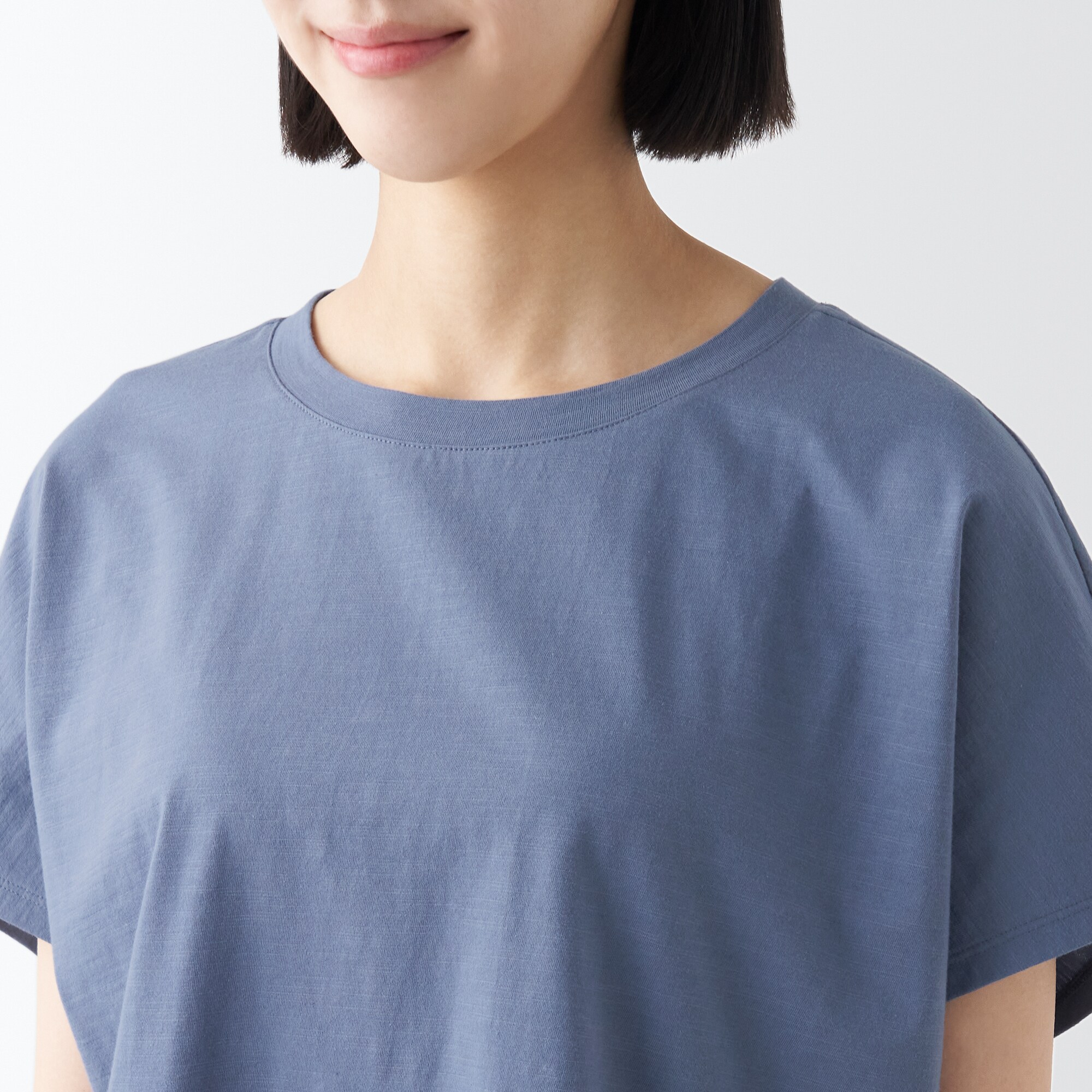 ムラ糸ワイドＴシャツ