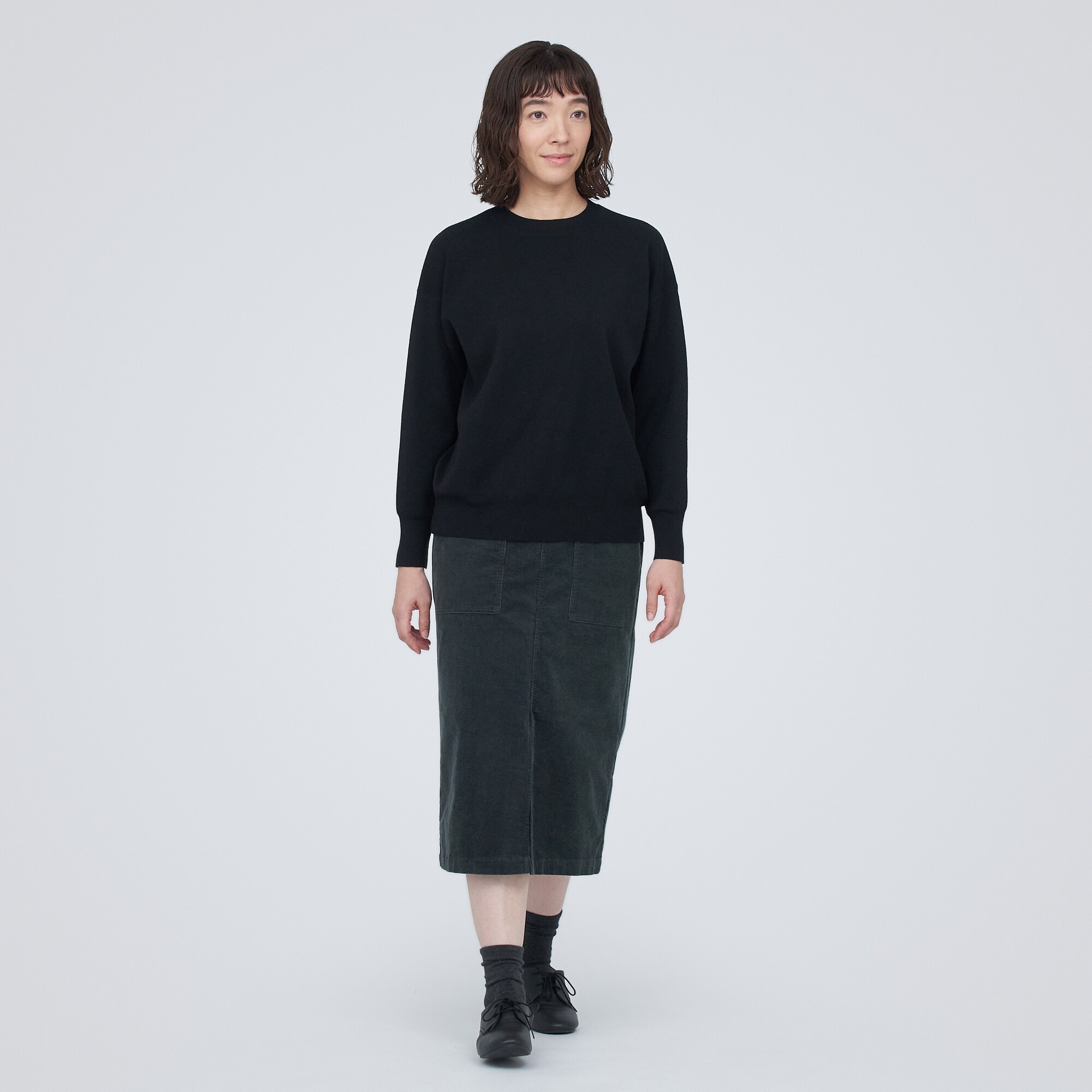 コーデュロイナロースカート