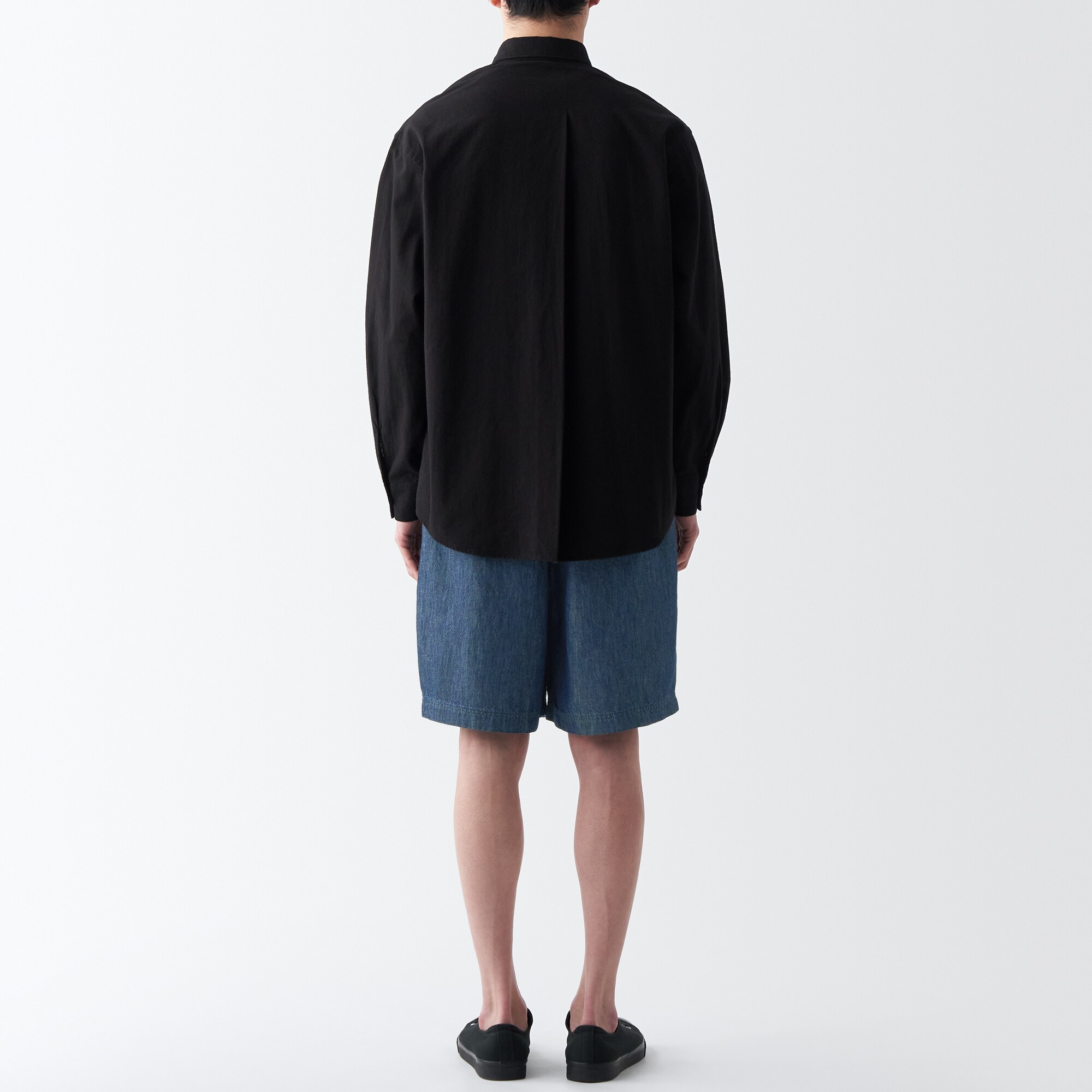 ラミーコットンデニムショートパンツ（紳士）