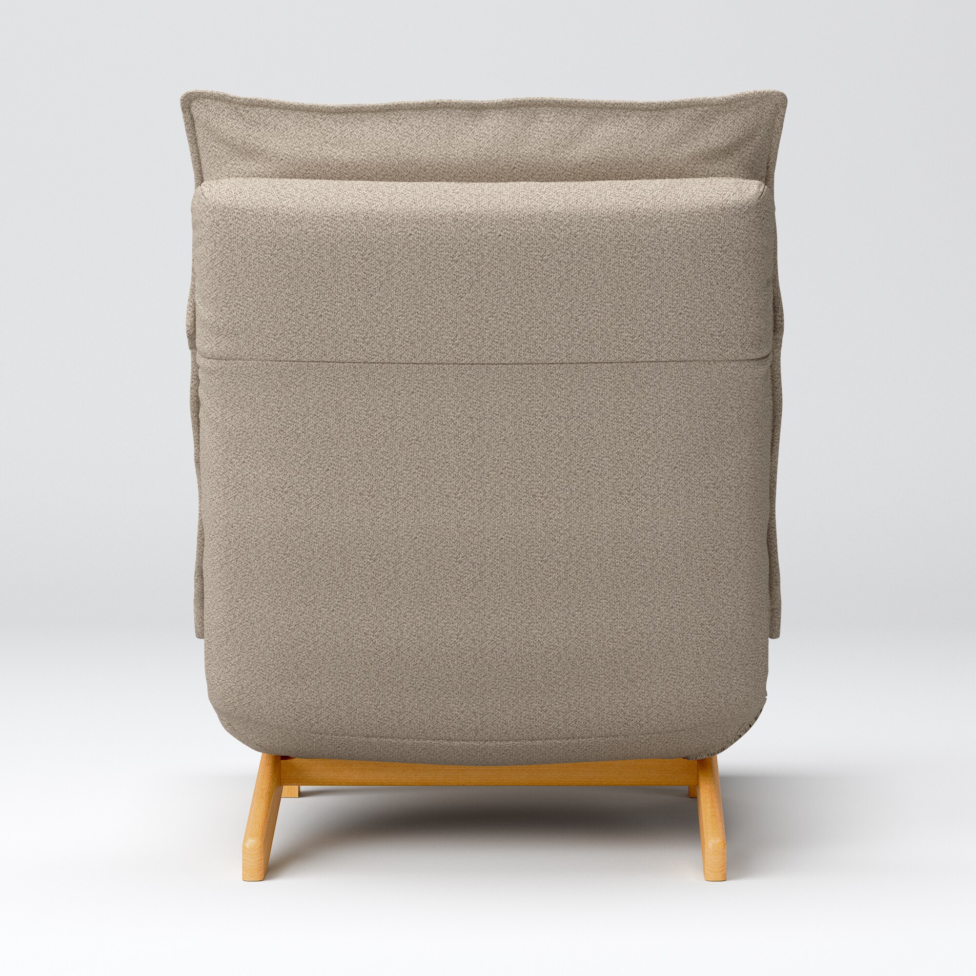 【カバー】綿太番手ハイバックリクライニングソファ・１シーター用カバー