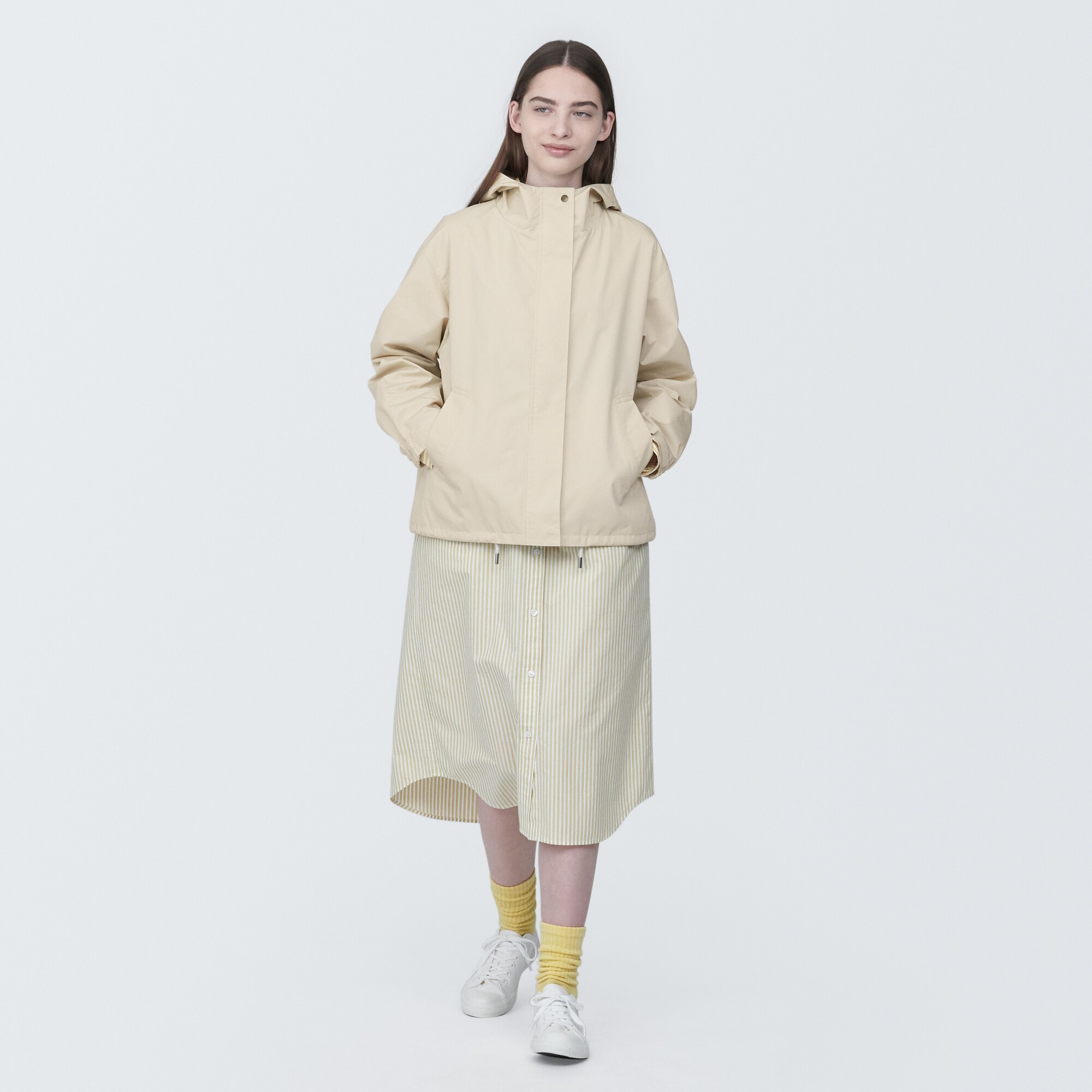 婦人　撥水フードジャケット