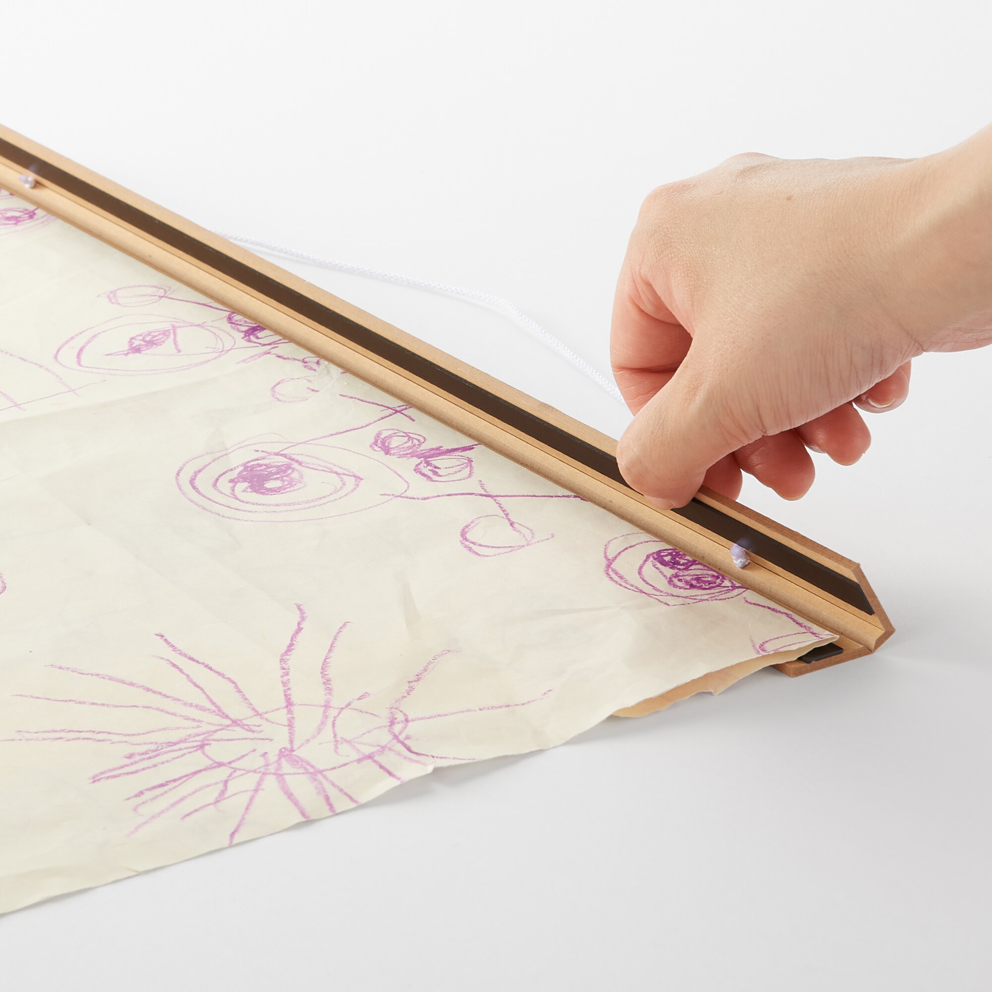 おえかきマグネットハンガー　約幅２×長さ４５ｃｍ