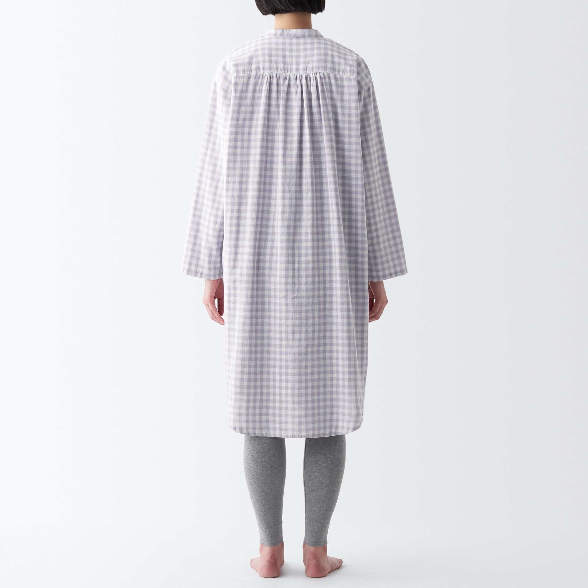 脇に縫い目のない　二重ガーゼパジャマ（マタニティ）