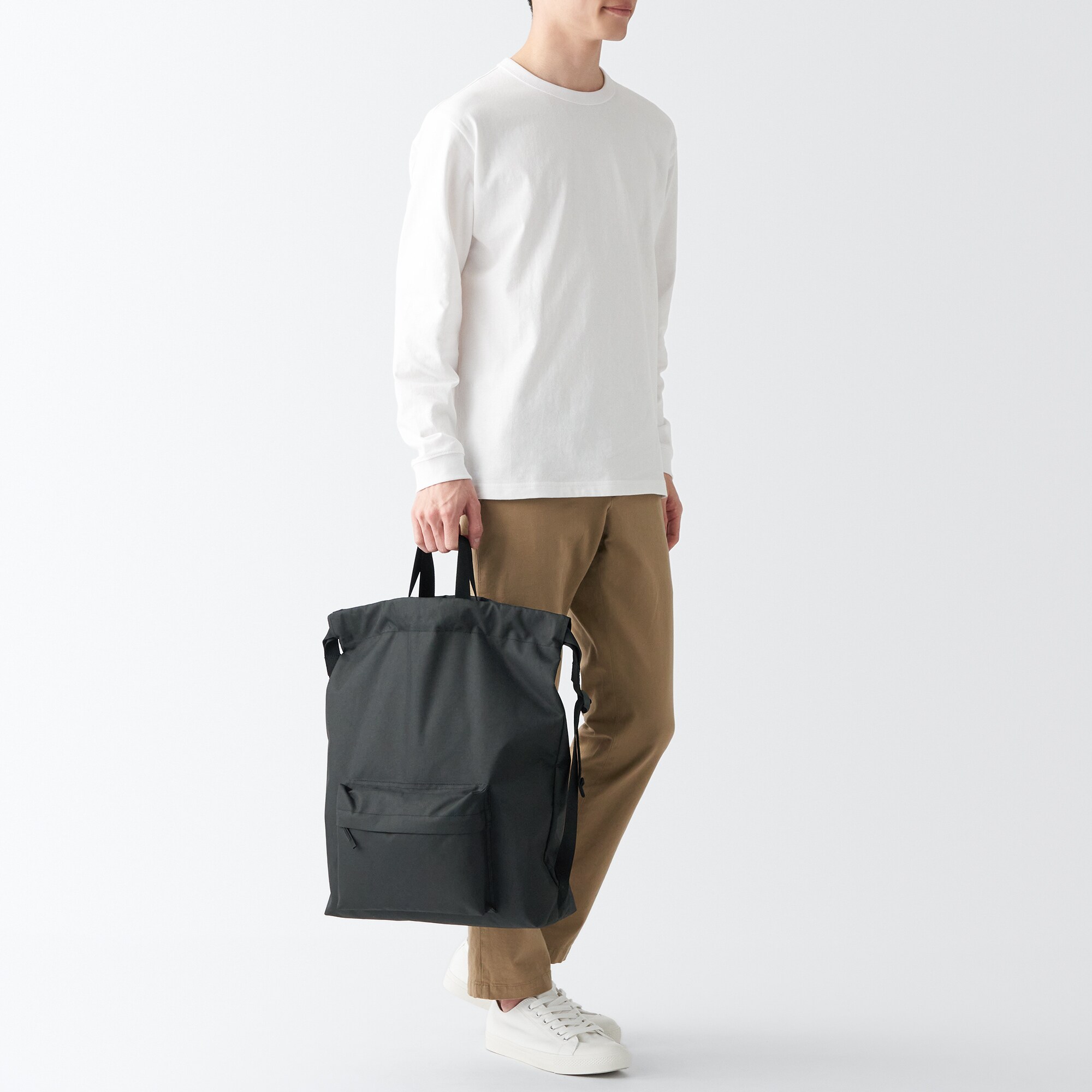 トートにもなる　巾着リュックサック