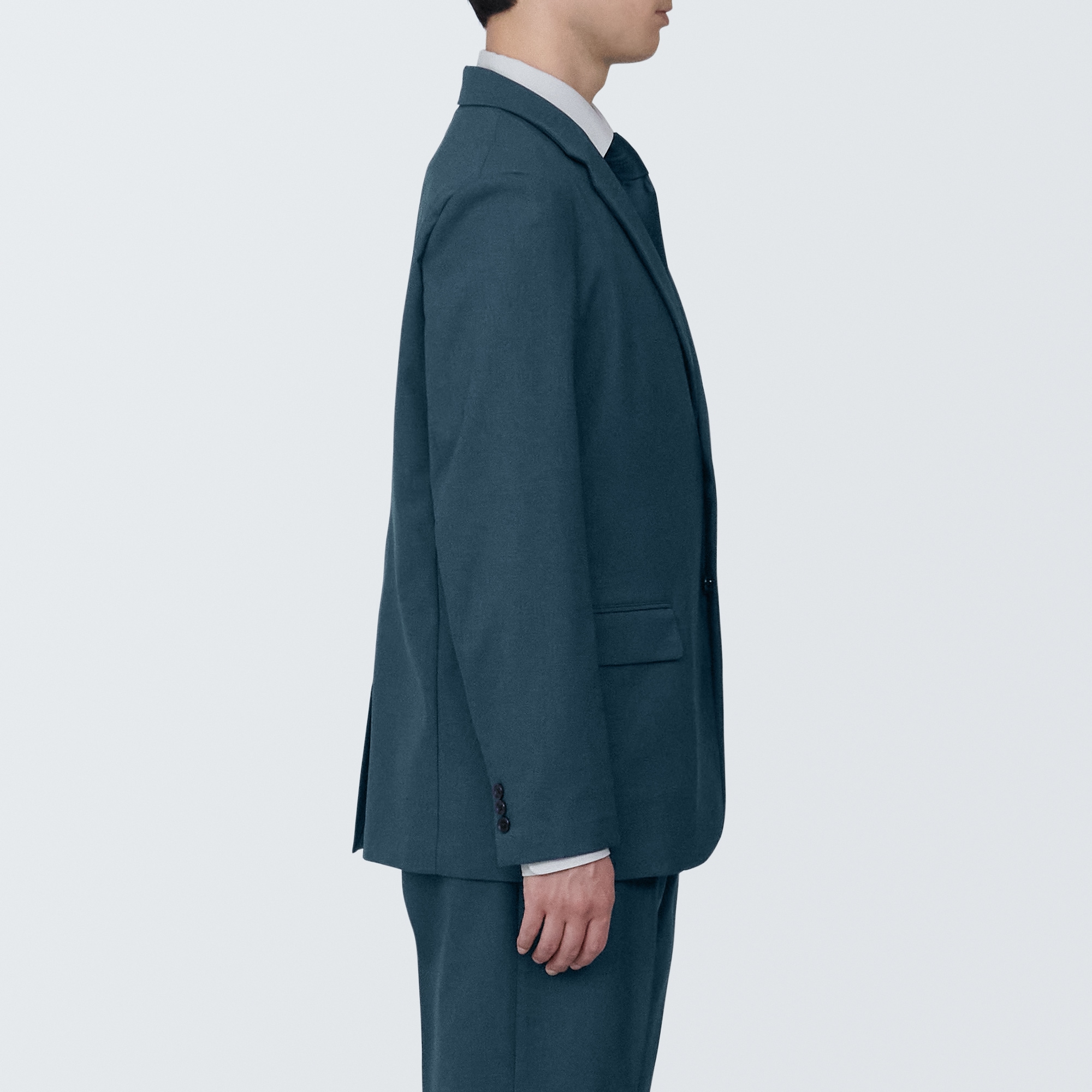 紳士　シワになりにくいストレッチジャケット