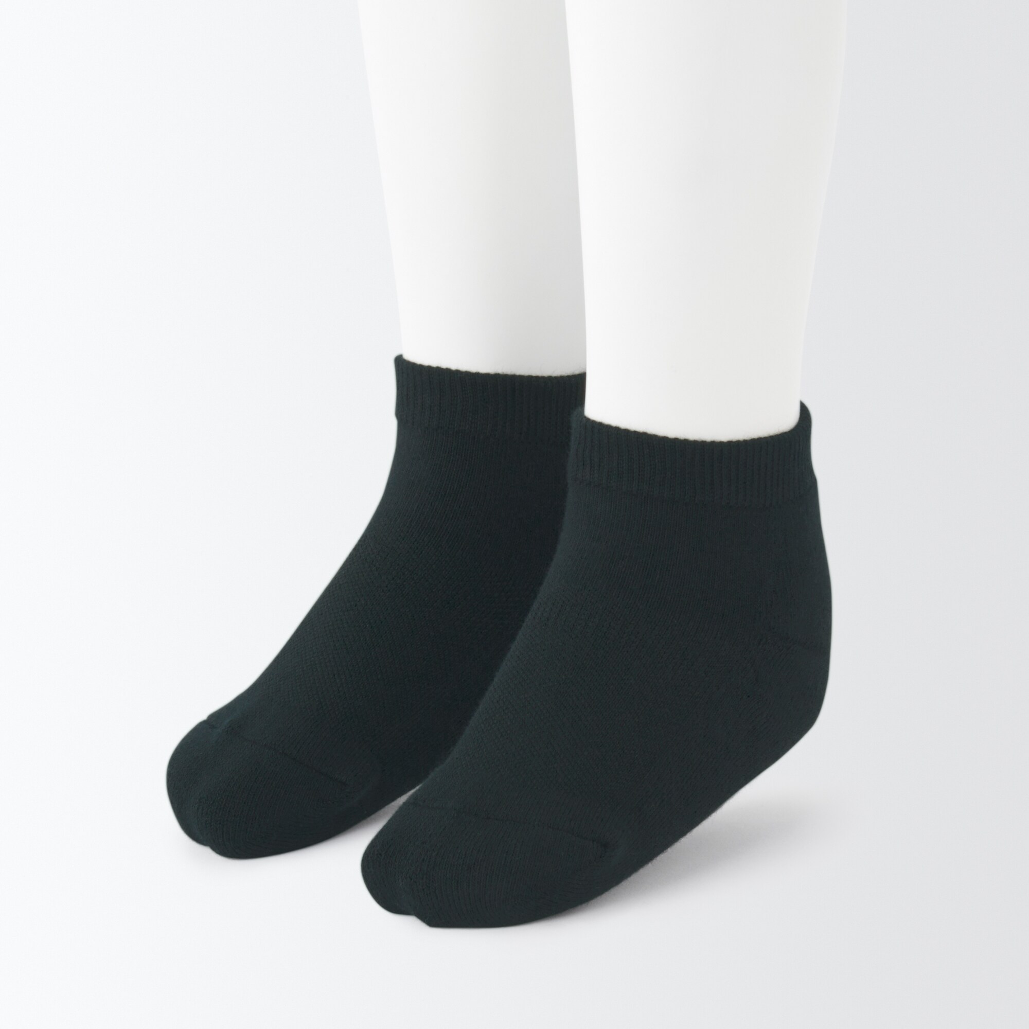 キッズ　足なり直角　パイル編み　厚手スニーカーイン（数量限定）