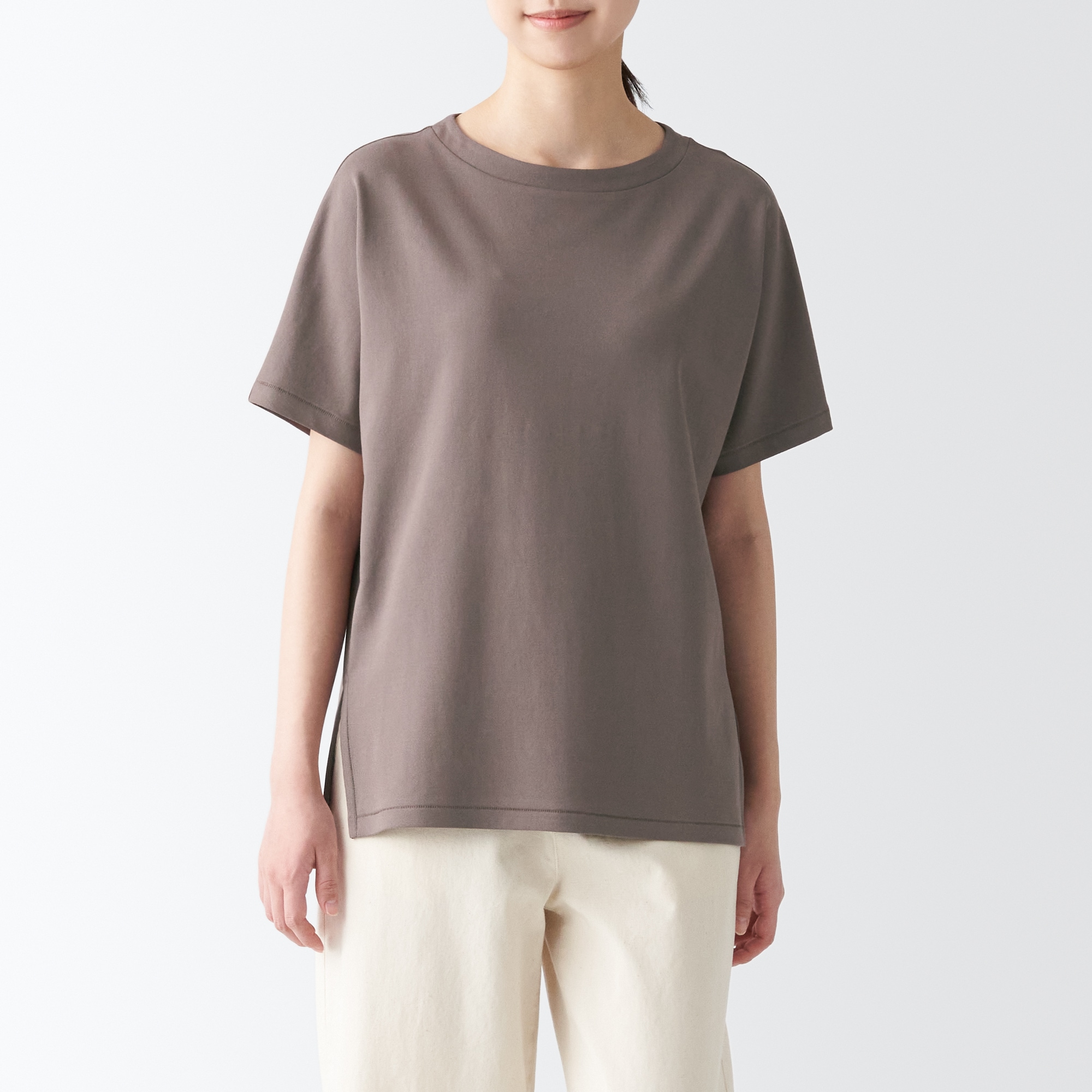 和紙混天竺編みプルオーバー（婦人）