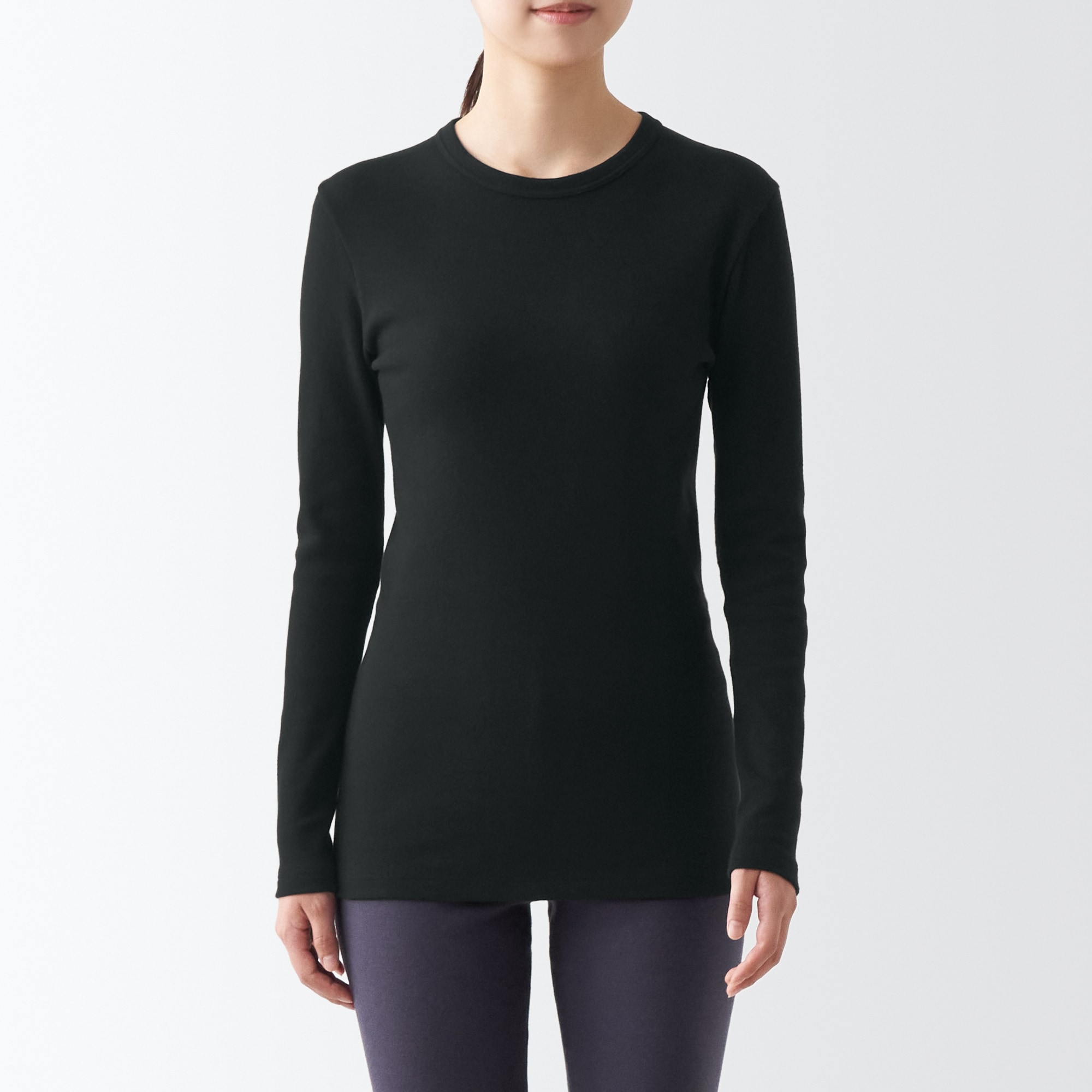 あったか綿　厚手　長袖Ｔシャツ