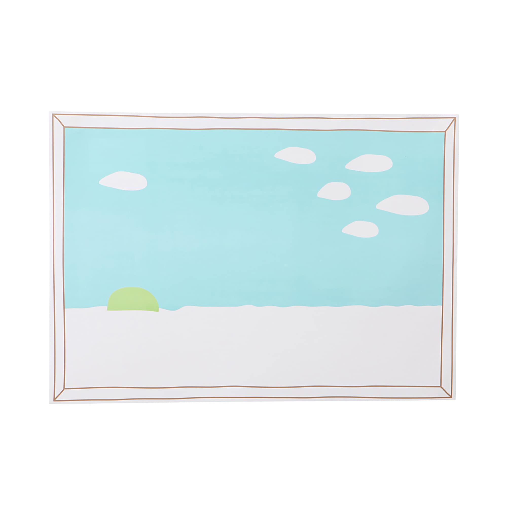 水でぬらして貼る＿おふろポスター・らくがき　Ｂ３サイズ・対象年齢３歳以上