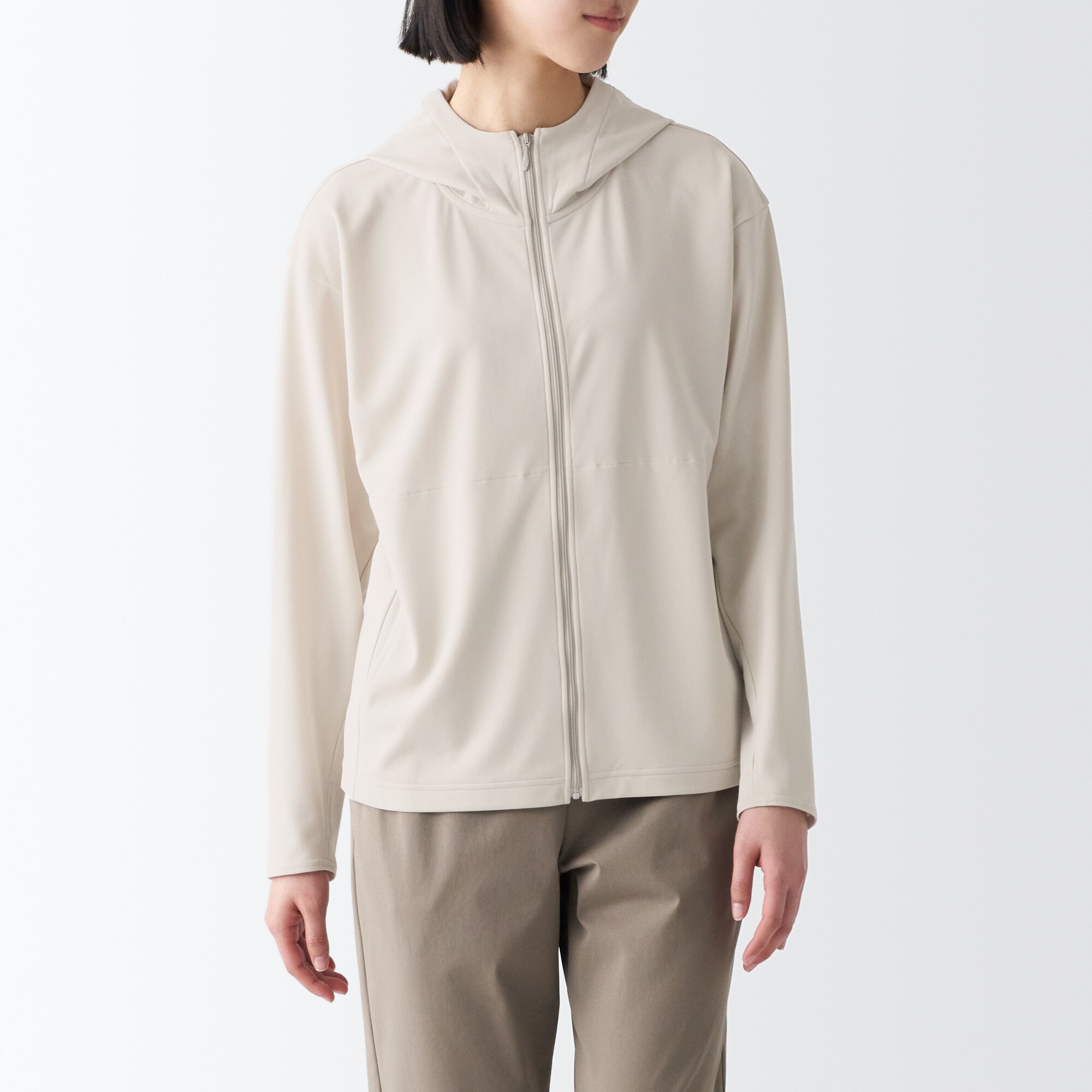 ＵＶカット乾きやすいジップパーカー