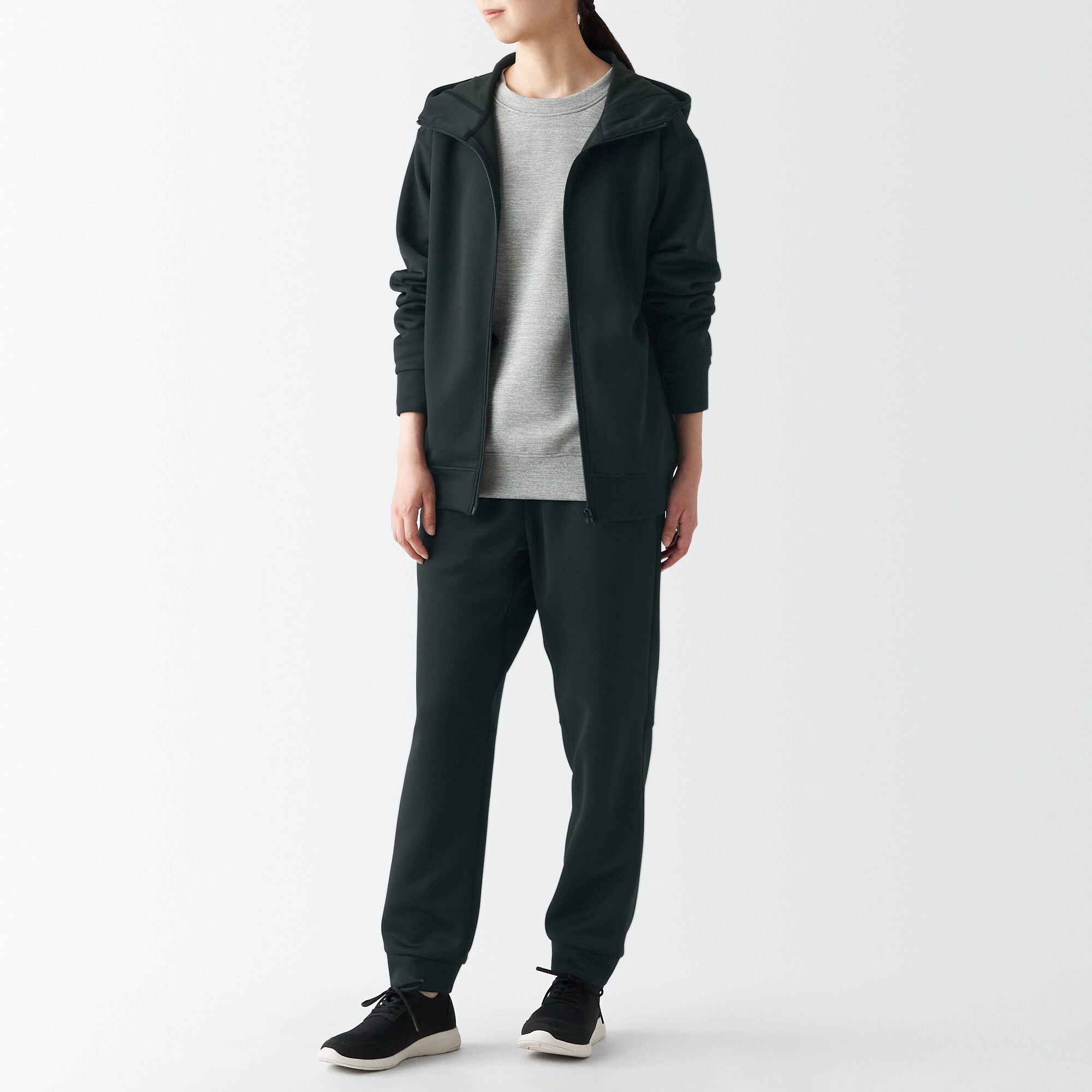 ＵＶカット乾きやすいスウェットフルジップパーカ