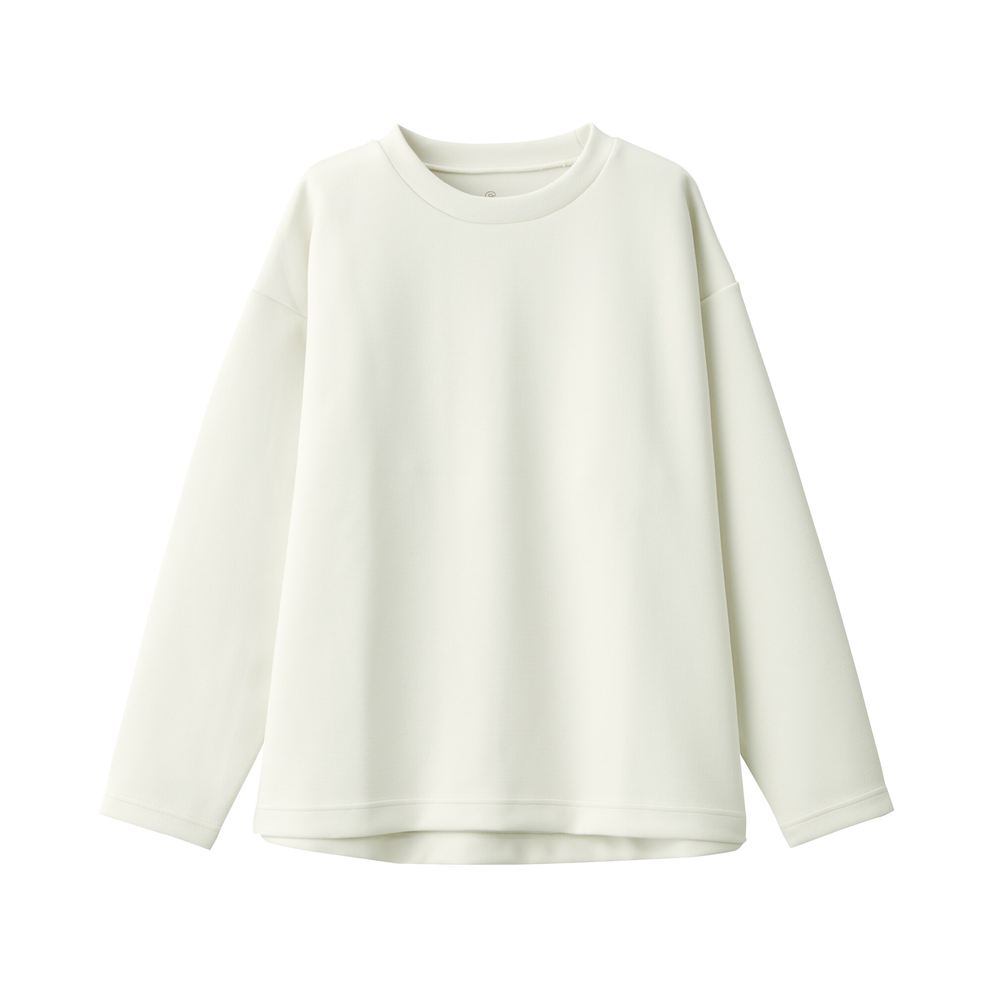 二重編みスウェットプルオーバー