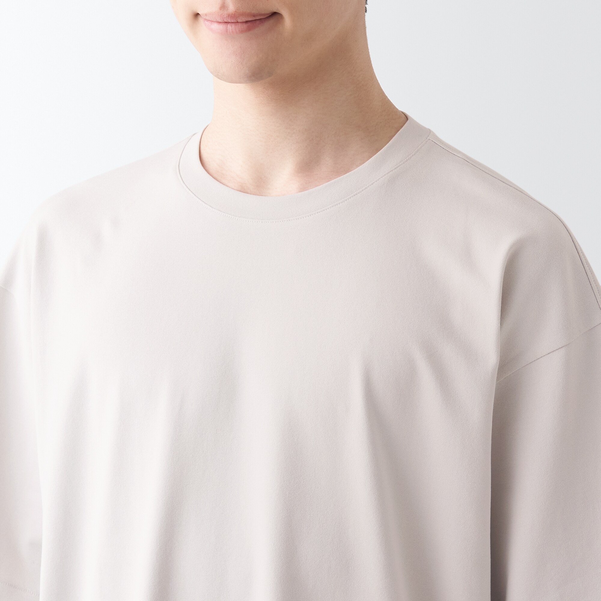 和紙混天竺編みＴシャツ（紳士）