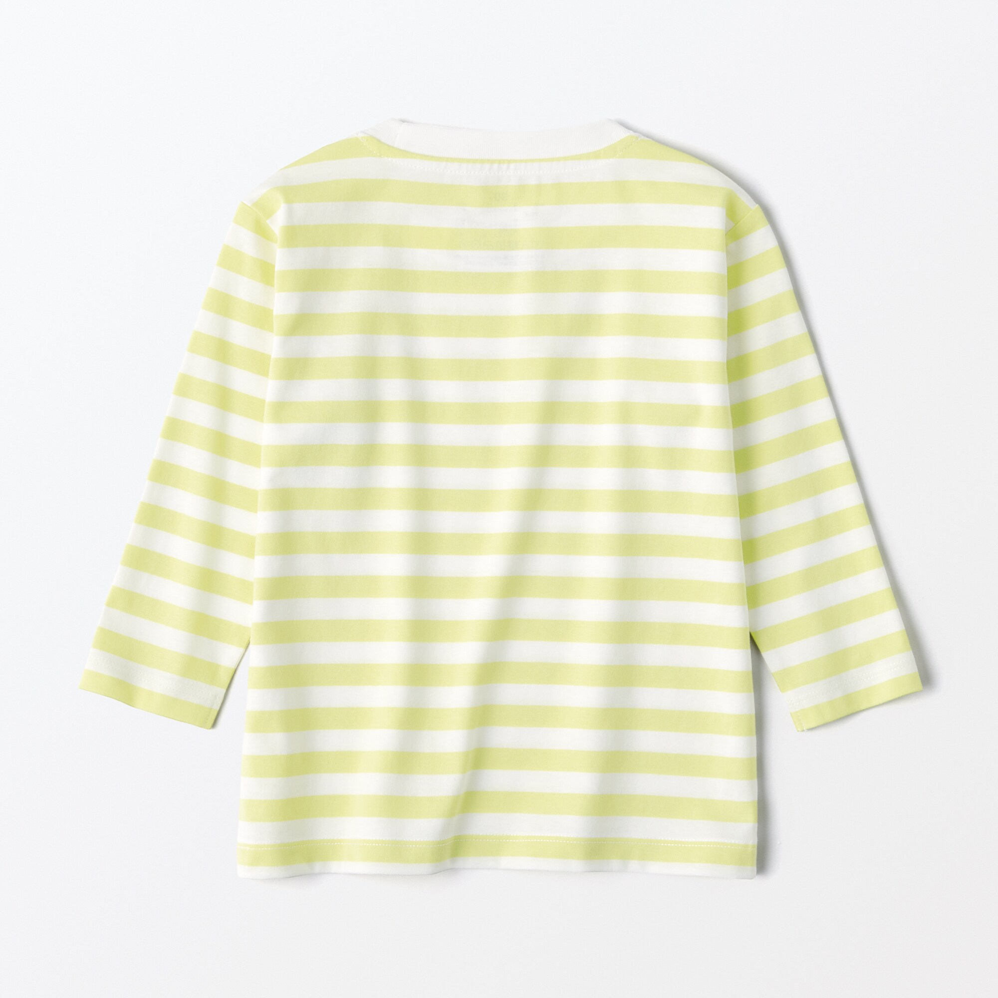 ベビー　あたまするっと　クルーネック長袖Ｔシャツ　ボーダー