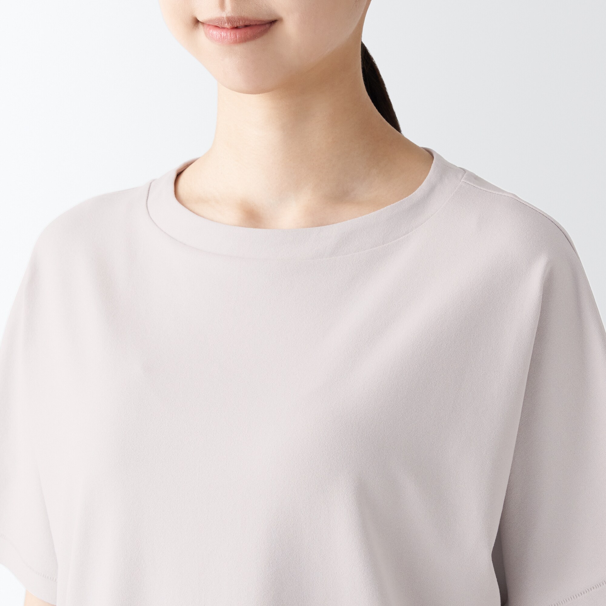 和紙混天竺編みプルオーバー（婦人）