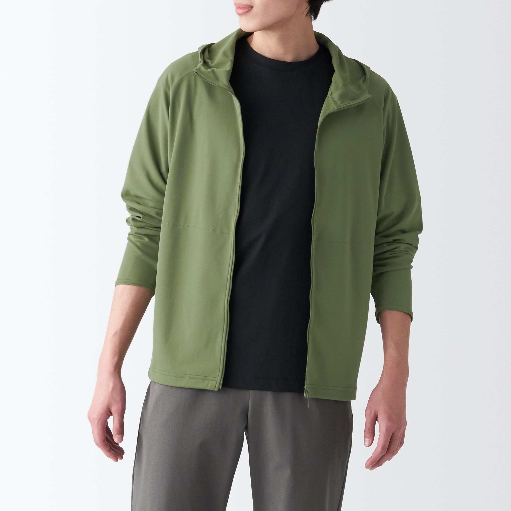 ＵＶカット乾きやすいジップパーカー