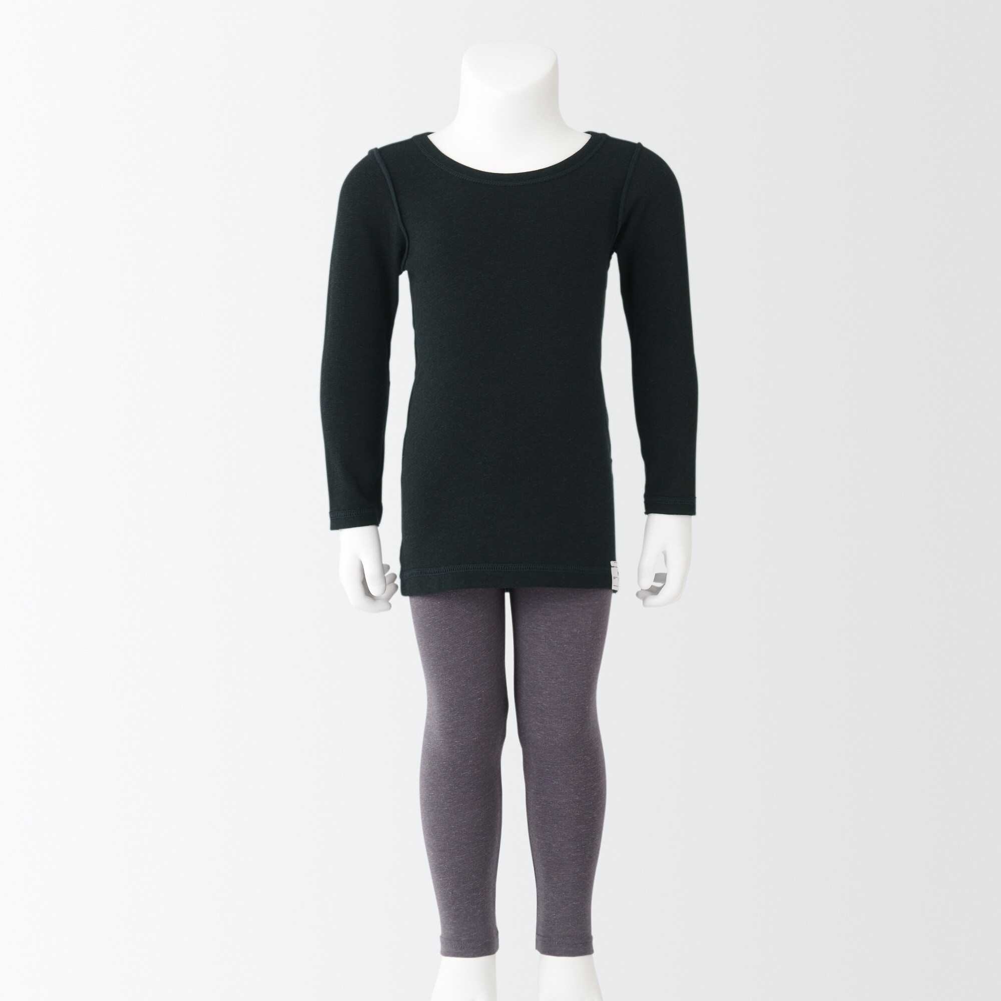 あったか綿　クルーネック長袖Ｔシャツ（ベビー）