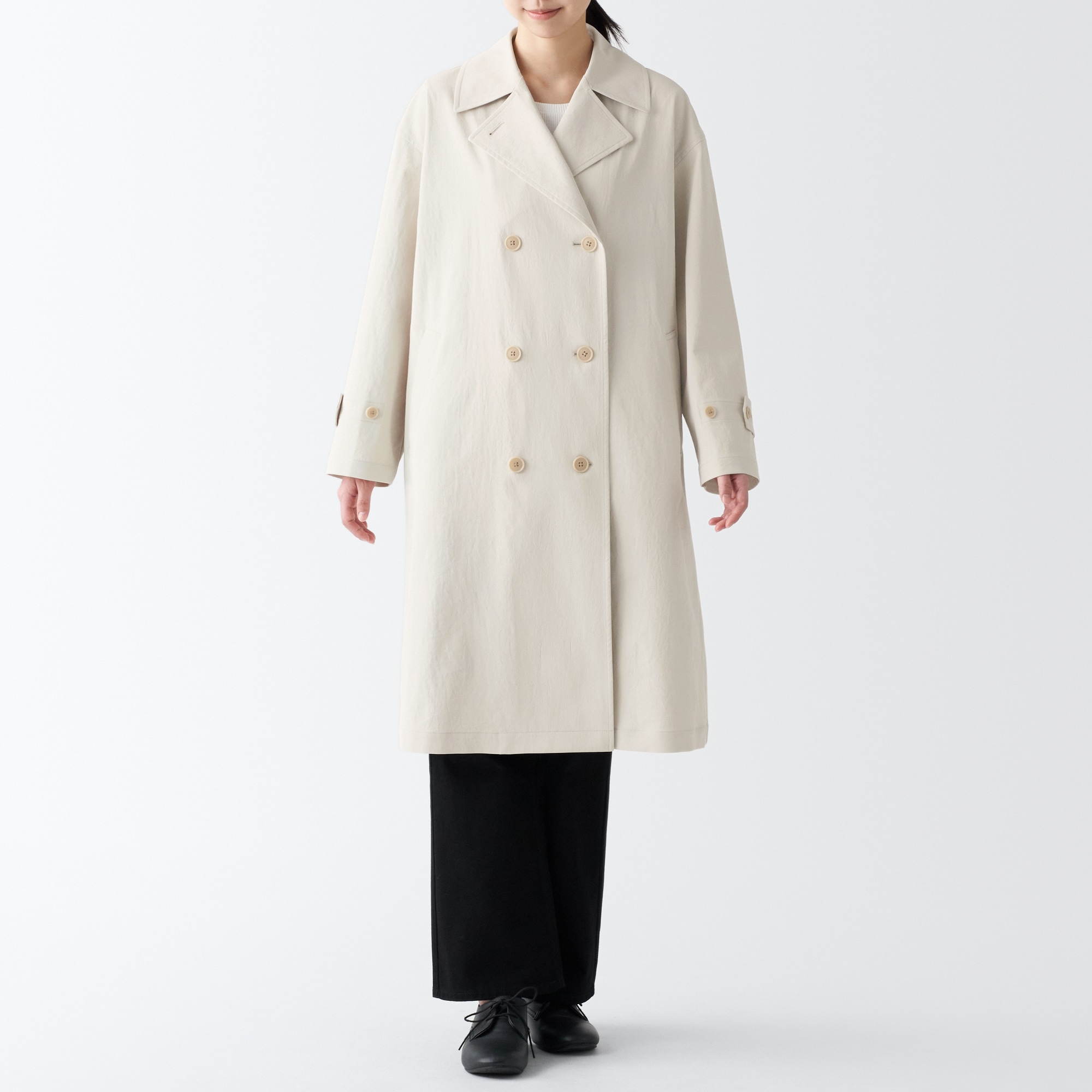 撥水トレンチコート