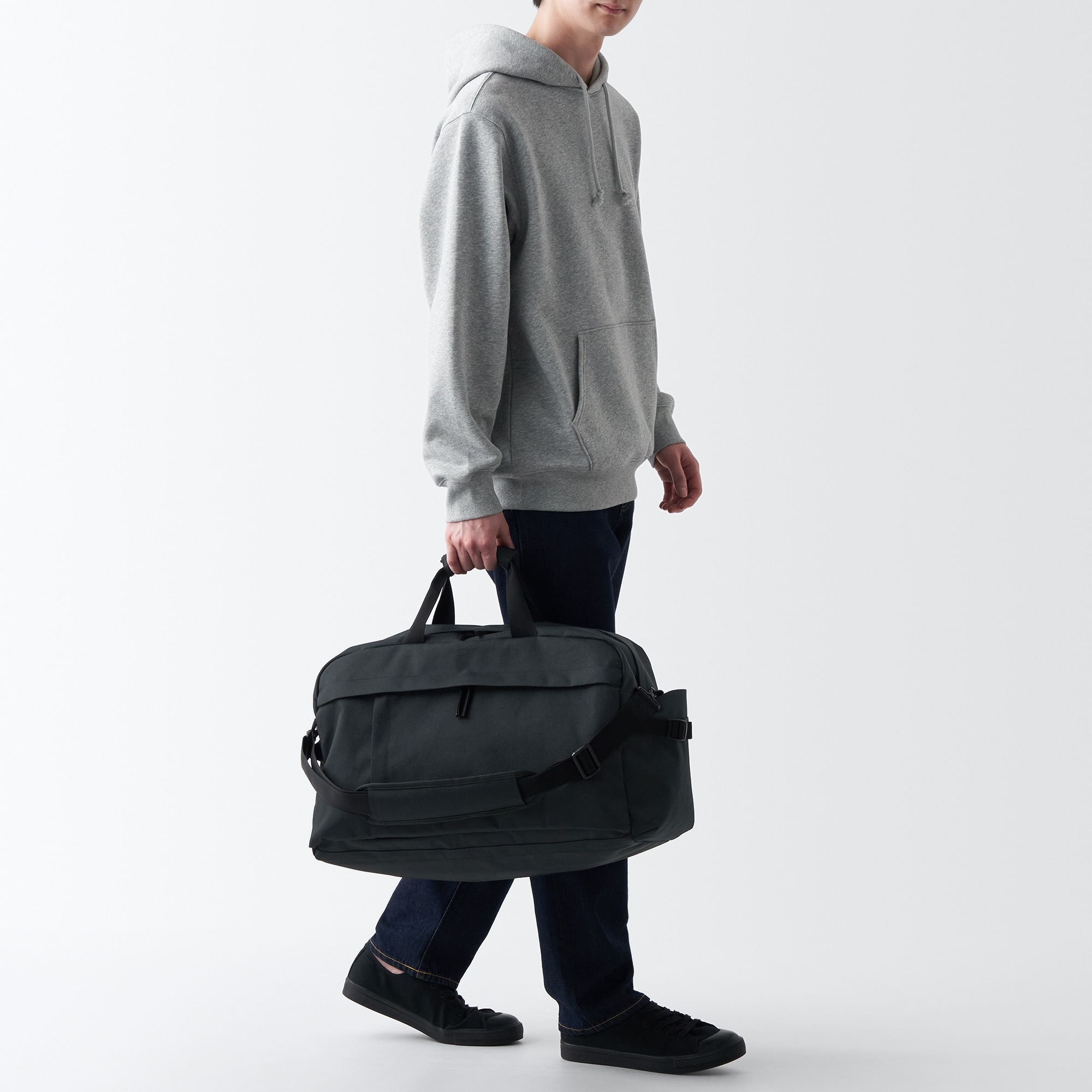 撥水ボストンバッグ