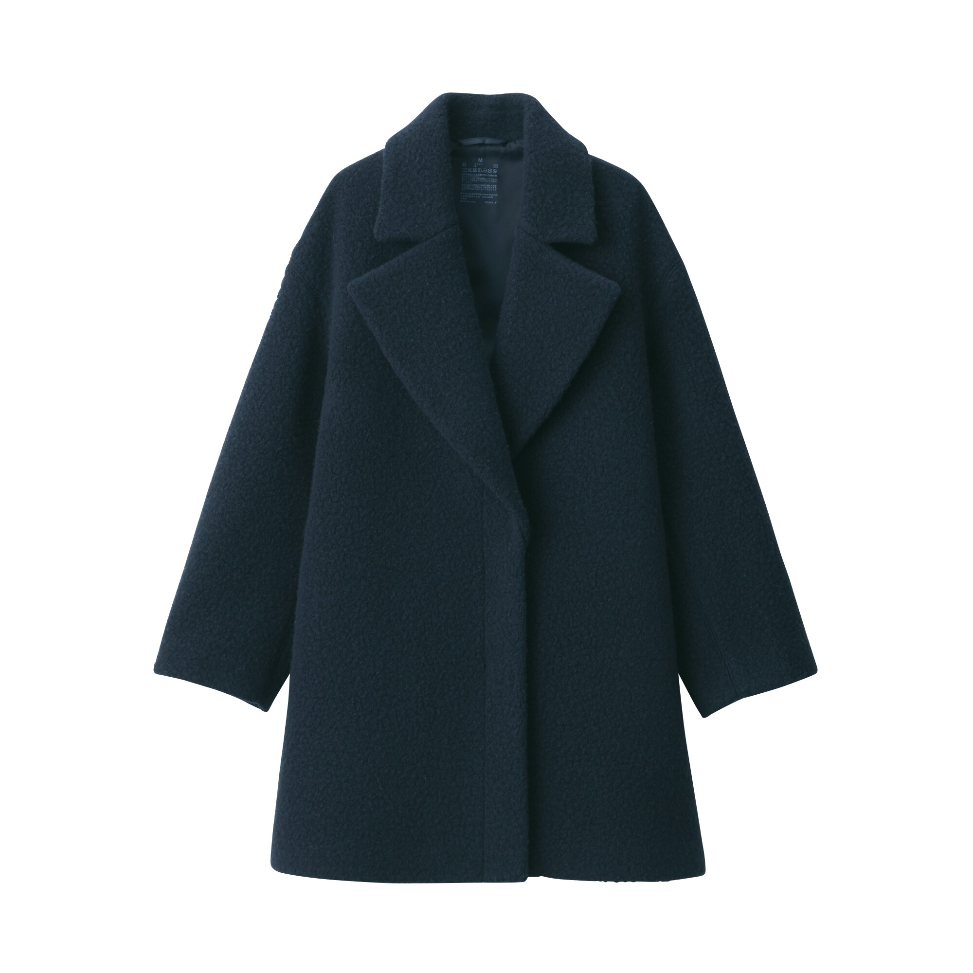 再生ウール混ボアコート（婦人）