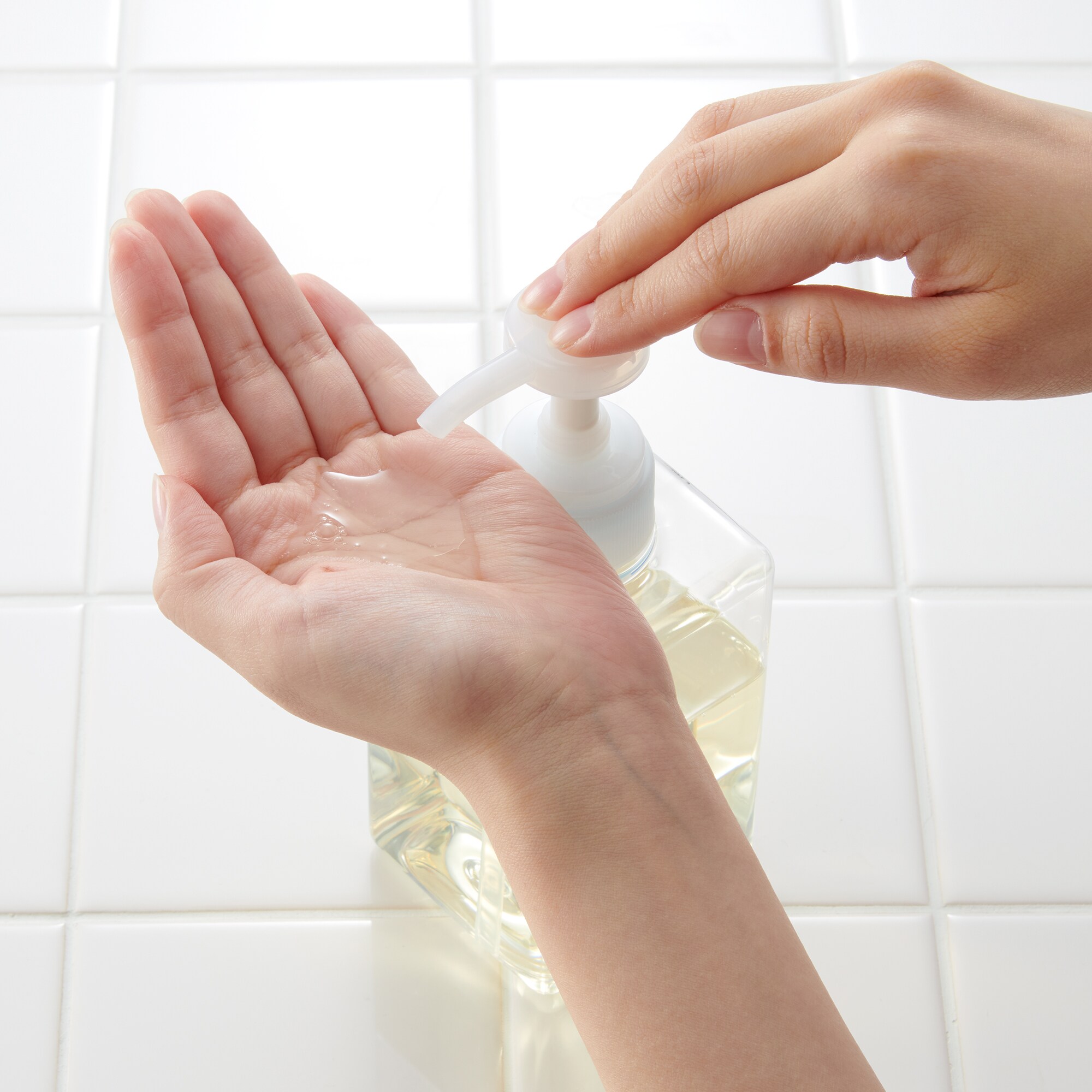 ＰＥＴ詰替ボトル　クリア　４００ｍＬ