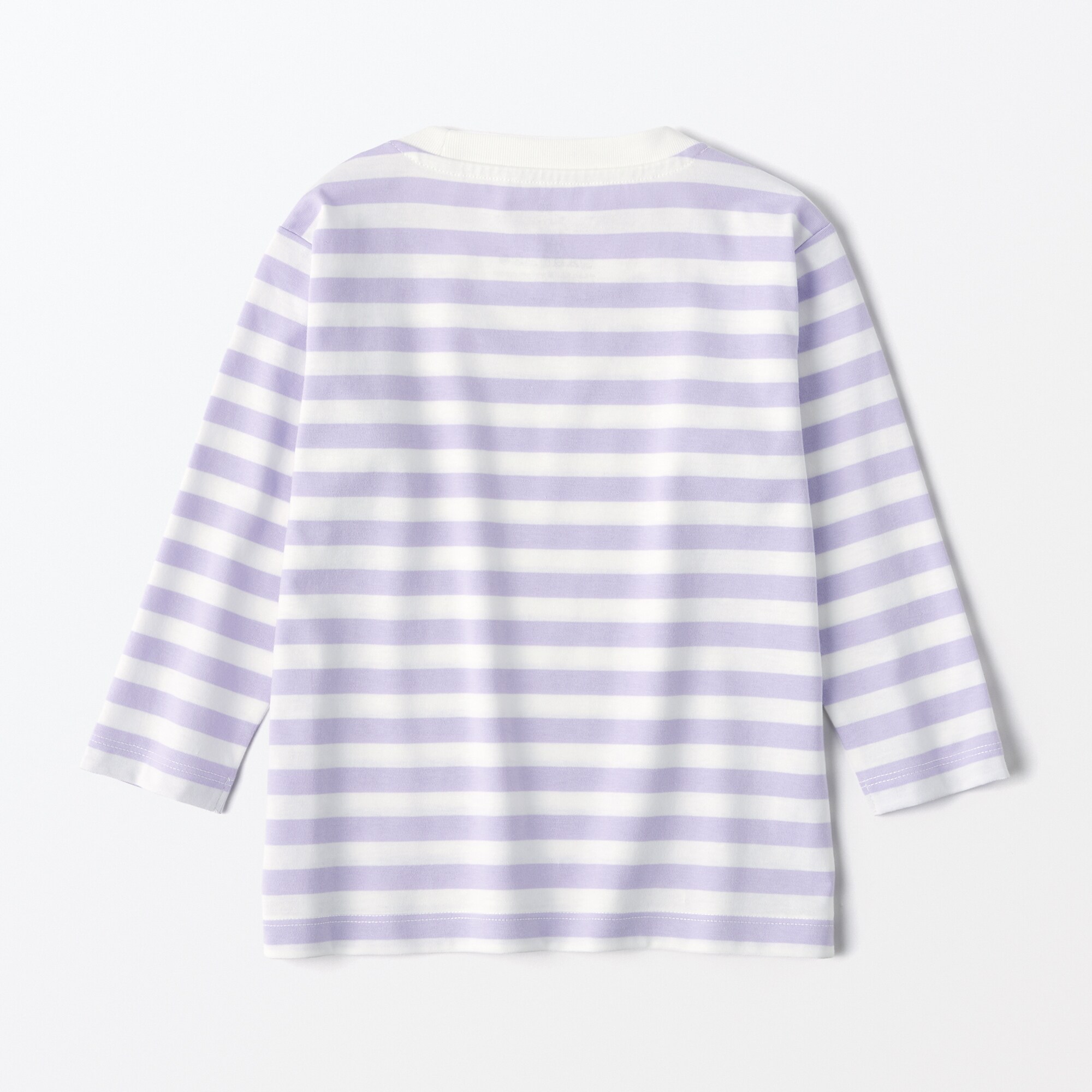 ベビー　あたまするっと　クルーネック長袖Ｔシャツ　ボーダー